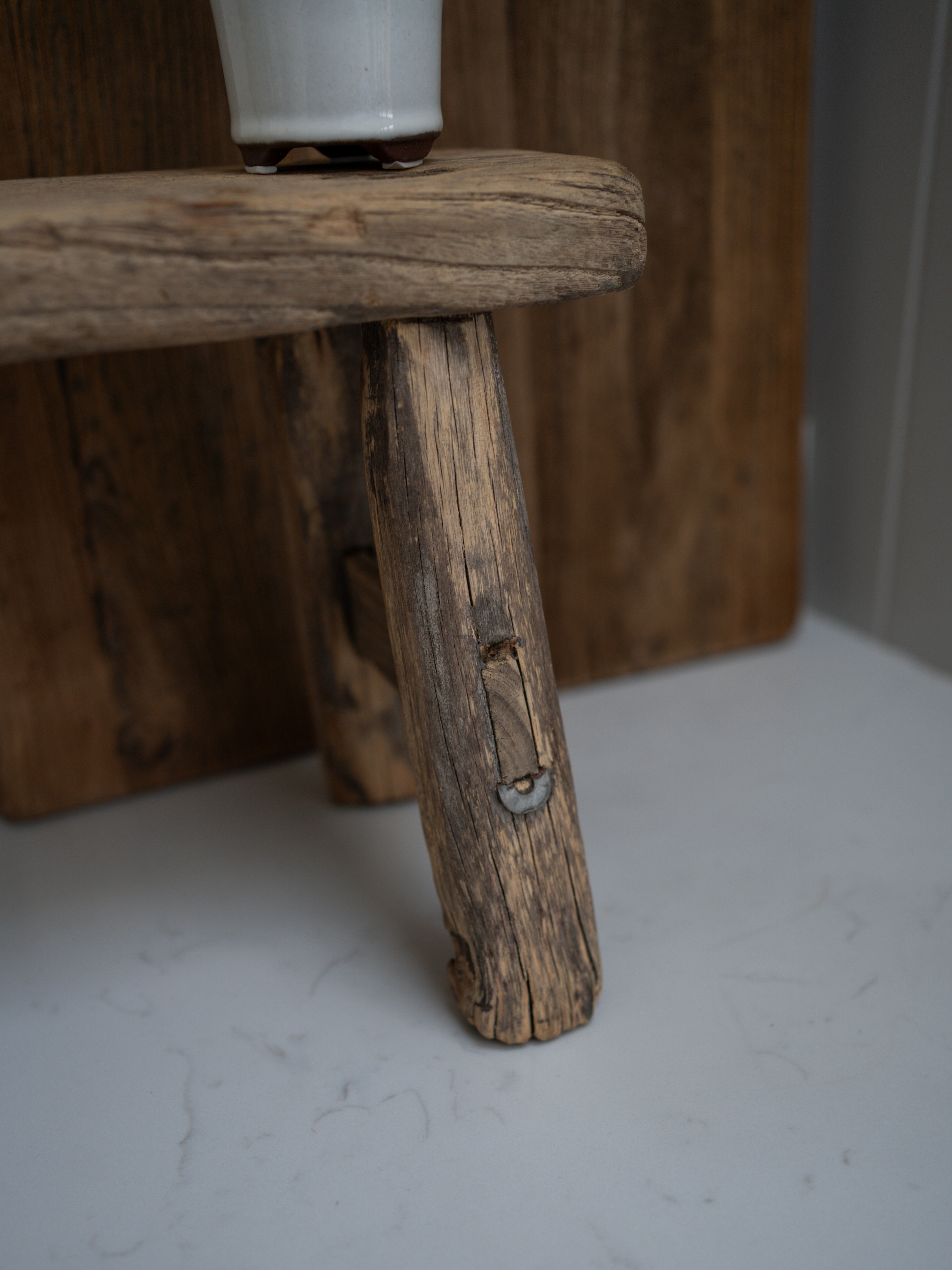 Reclaimed Wooden Mini Stool - Style B