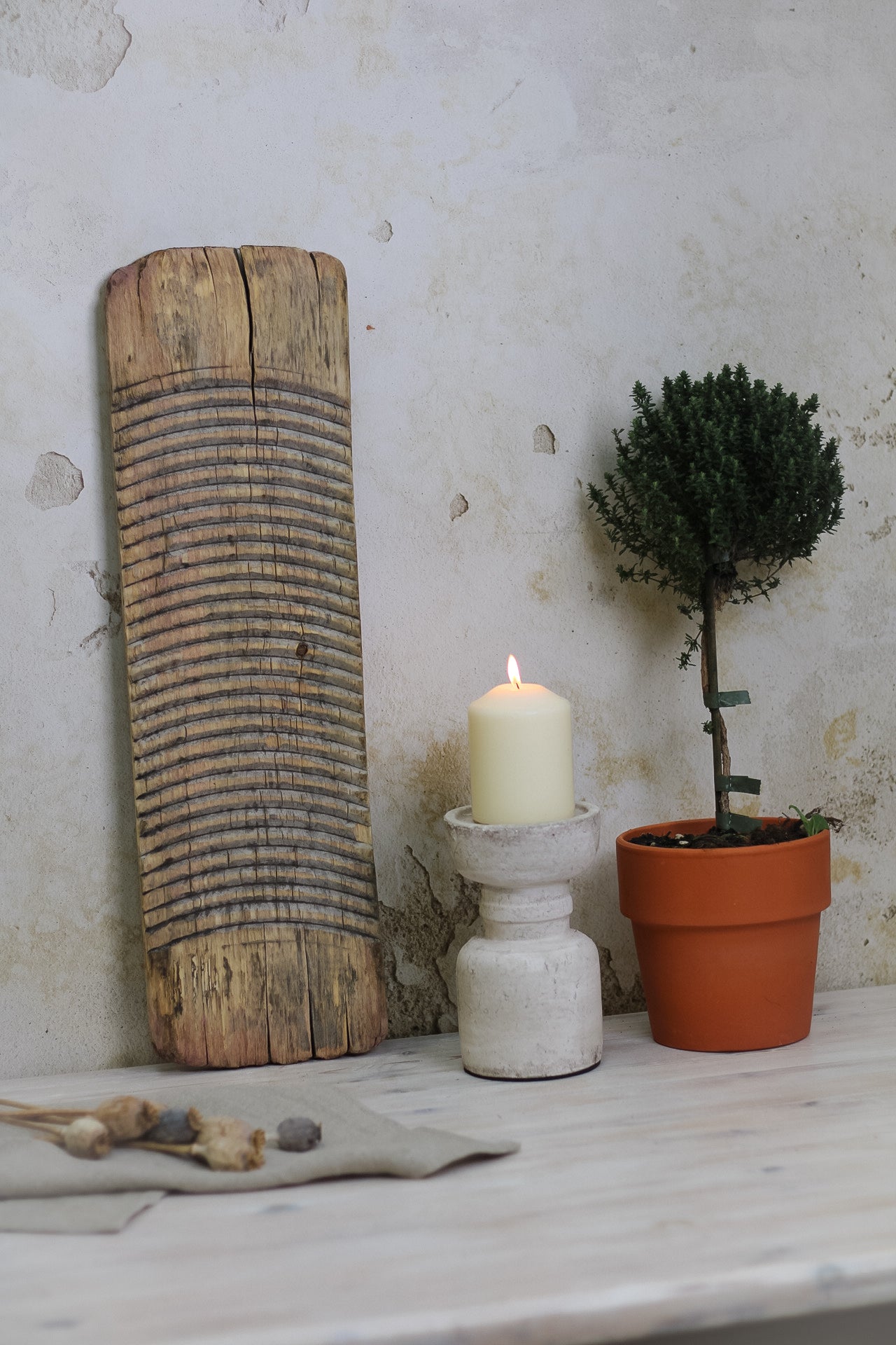 Vintage Wooden Wash Board