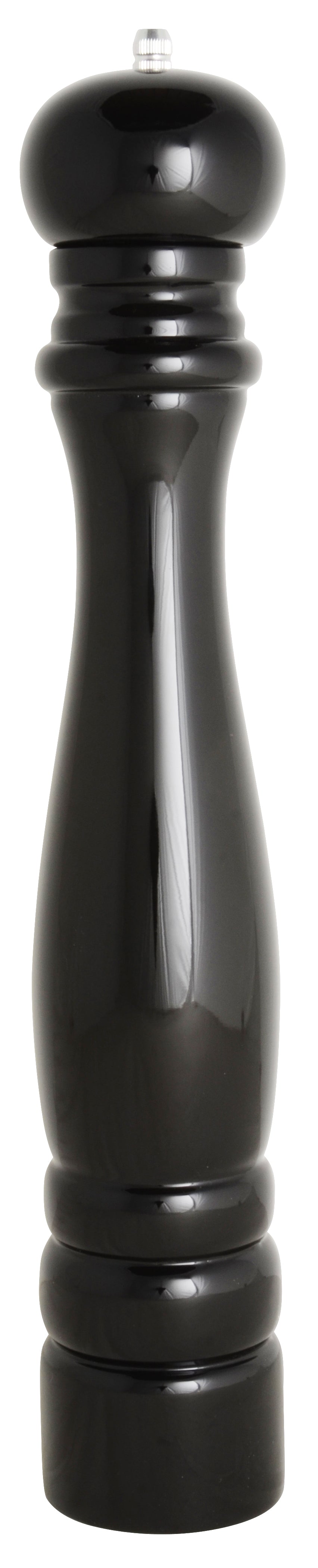 Large Black Wooden Pepper Mill