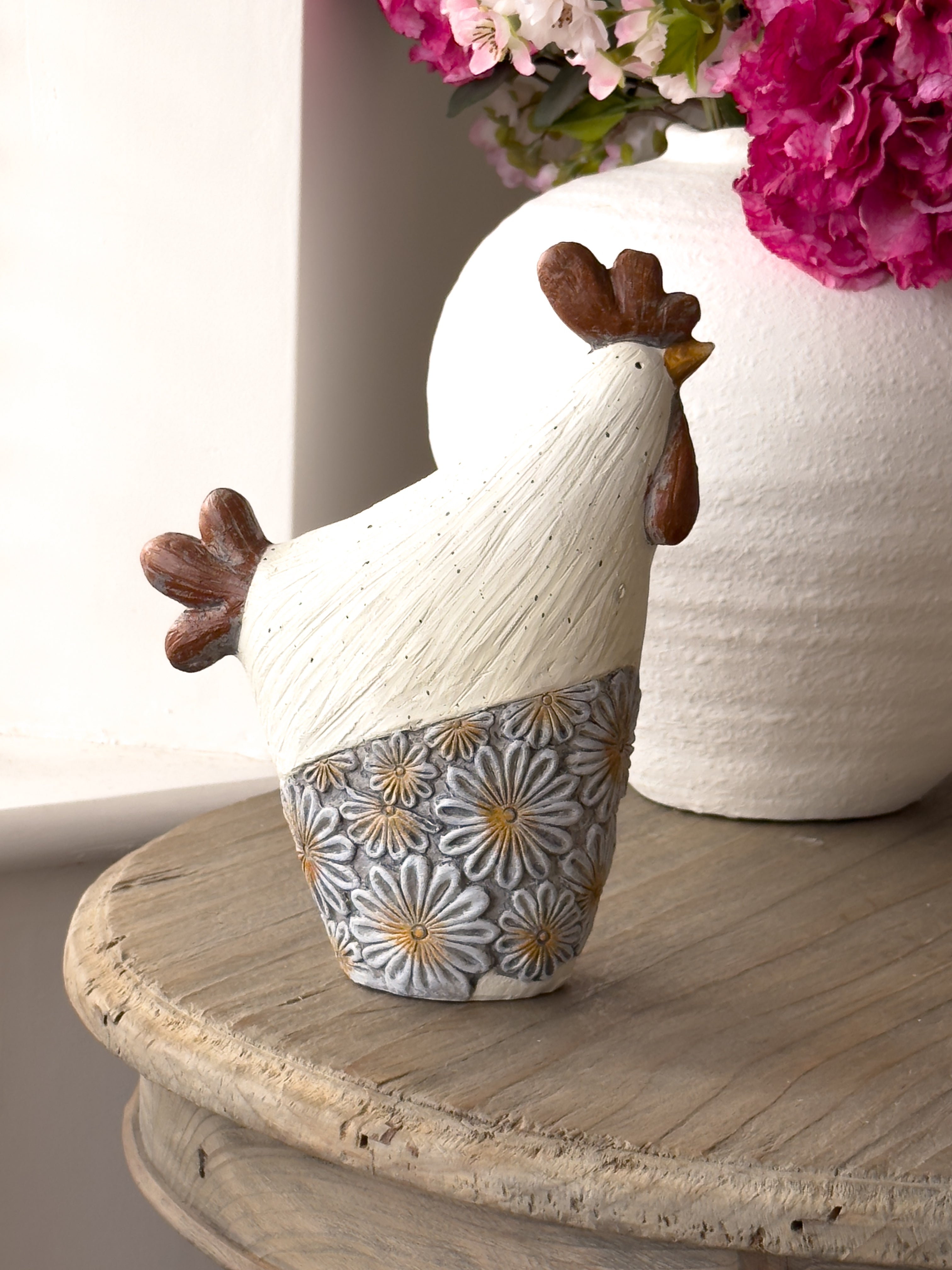 Floral Cockerel Ornament