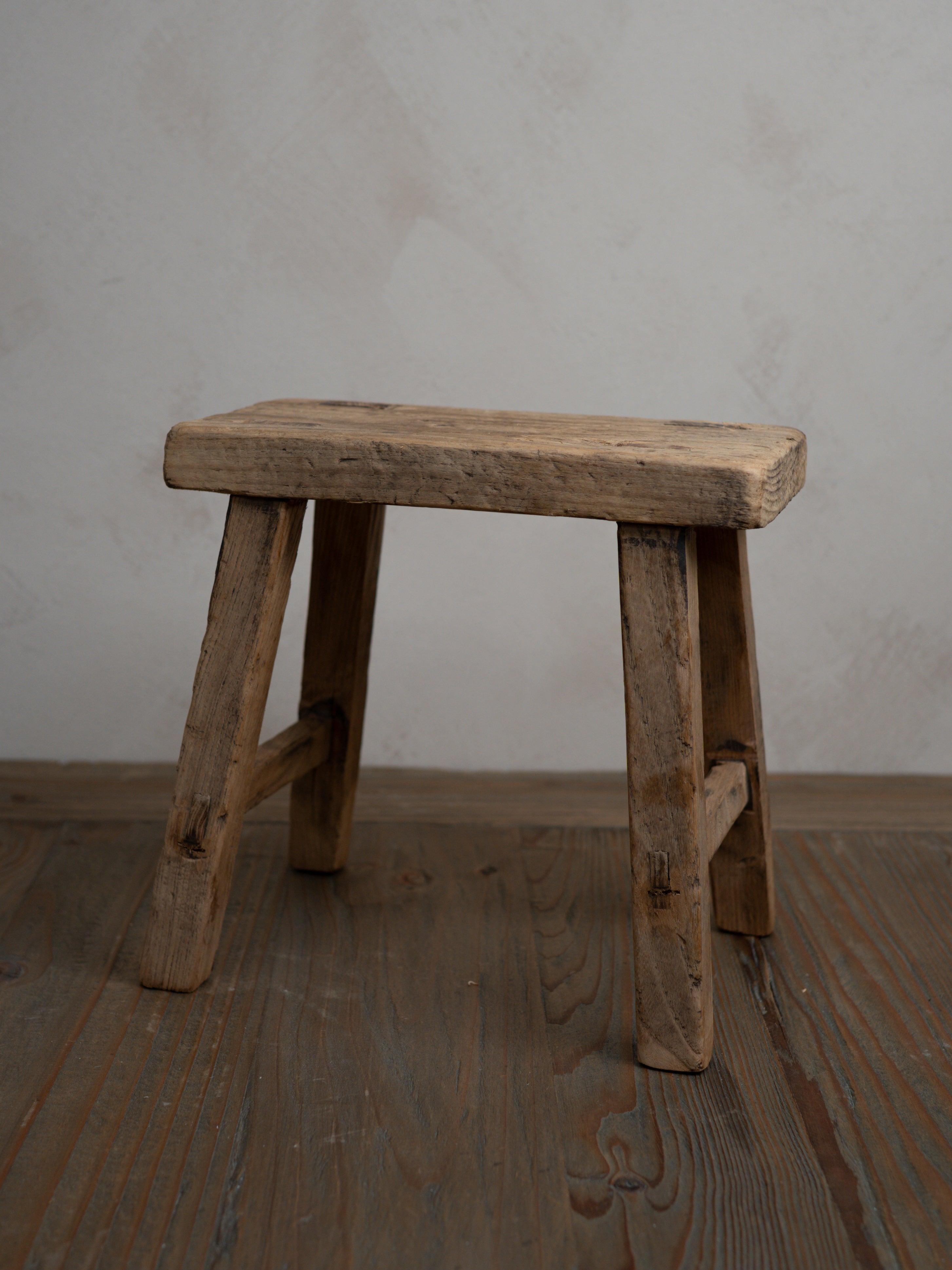 Reclaimed Wooden Mini Stool - Style F