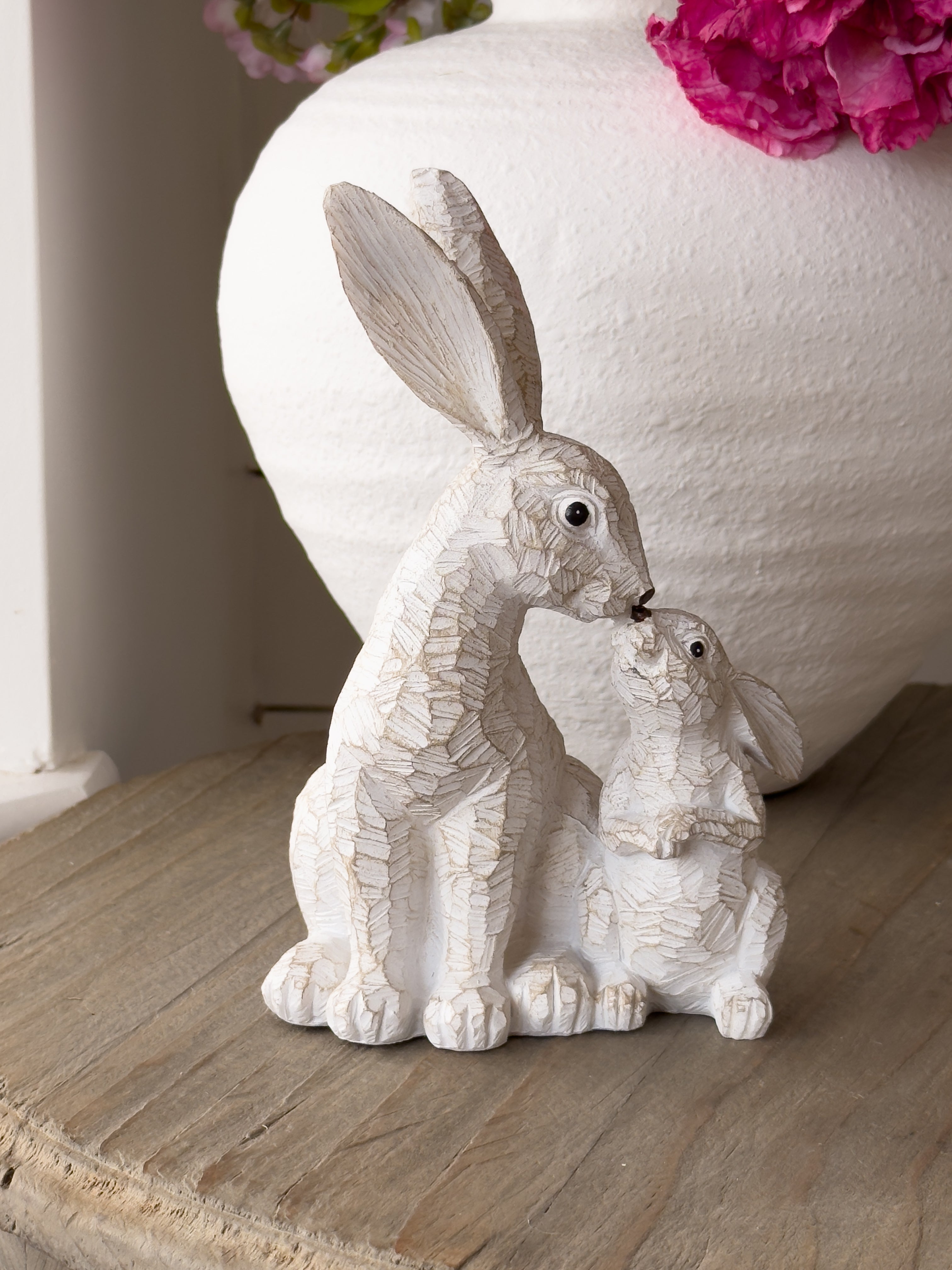 Mother and Baby Bunny Ornament