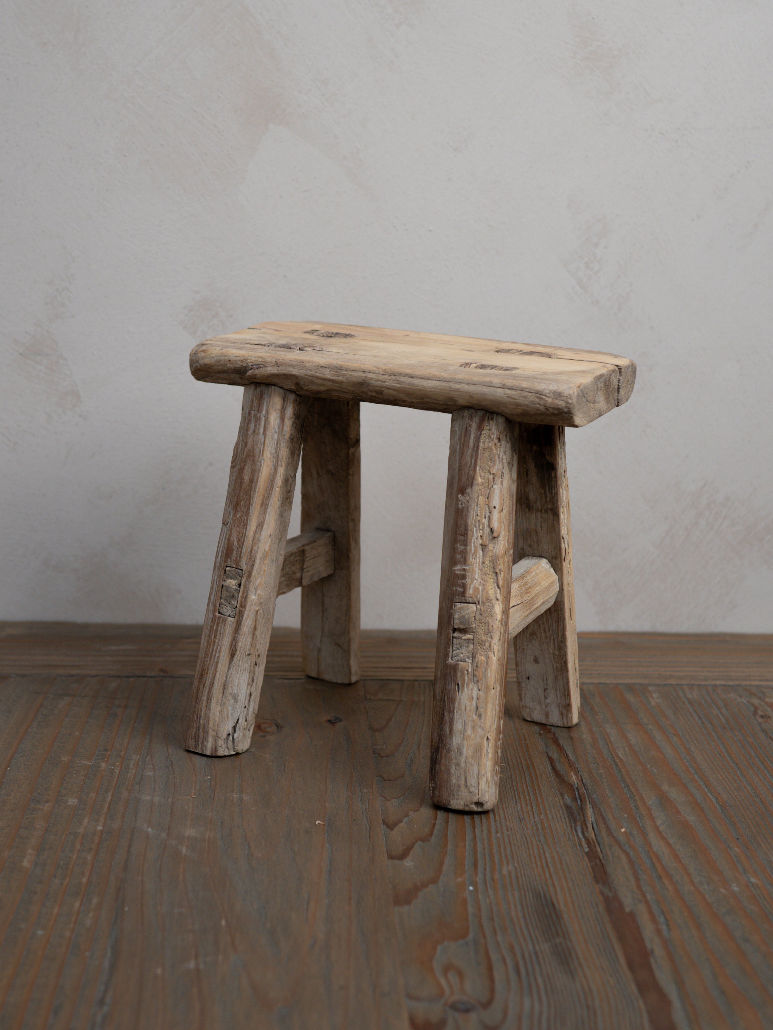 Reclaimed Wooden Mini Stool - Style Y