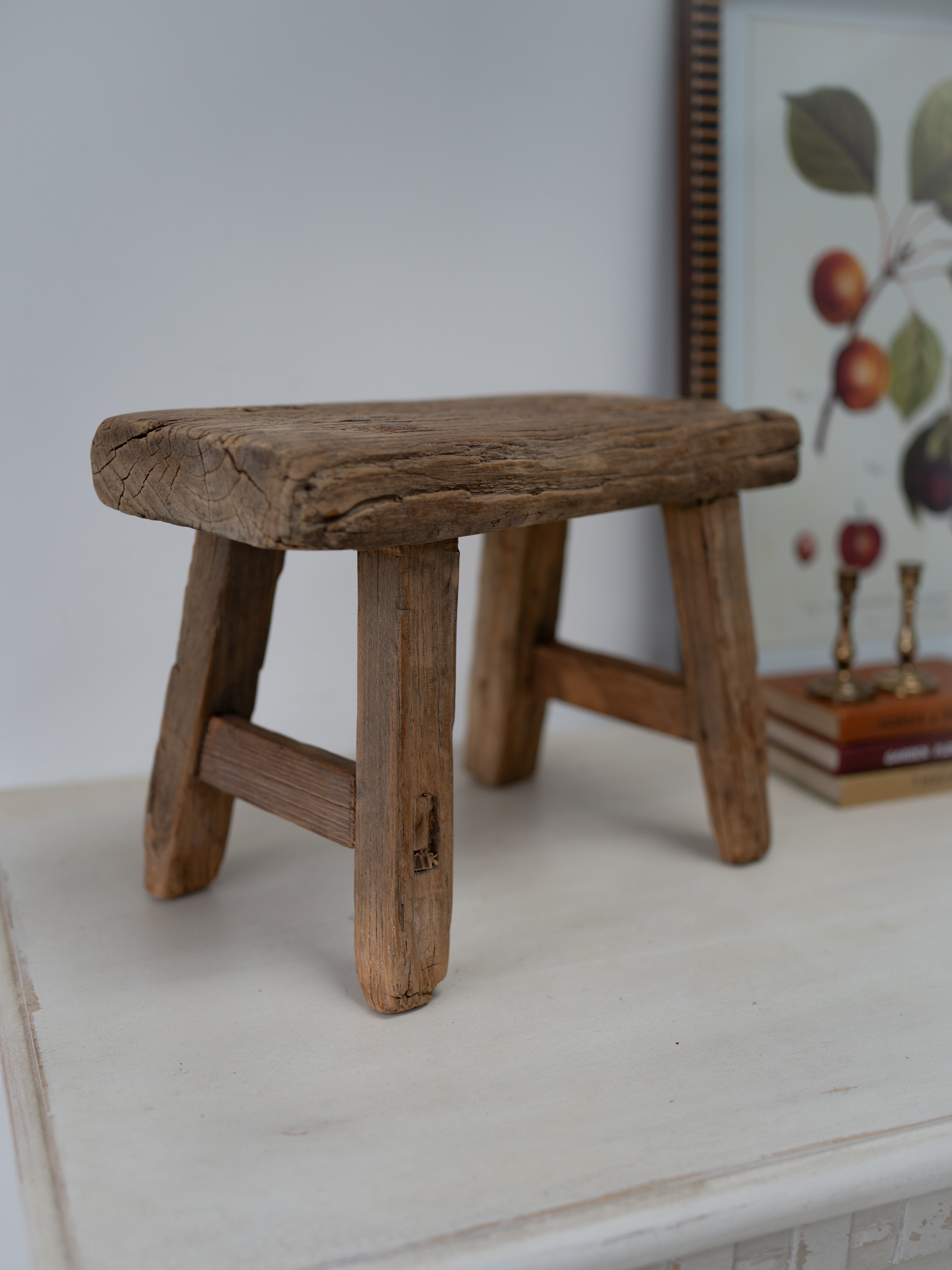 Reclaimed Wooden Mini Stool - Style 2