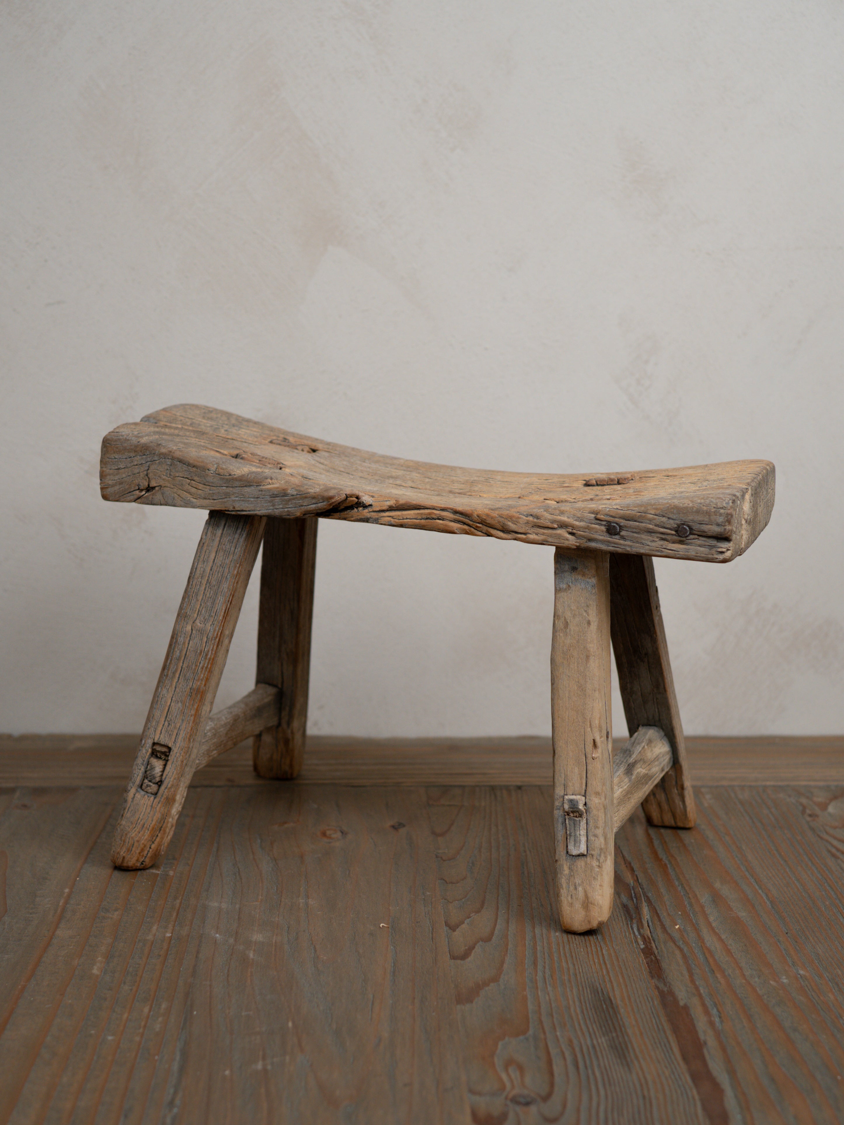 Reclaimed Wooden Mini Stool - Style D
