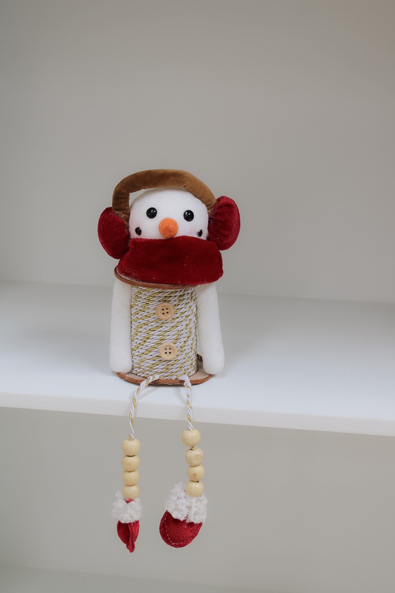 Christmas Cotton Reel Decoration