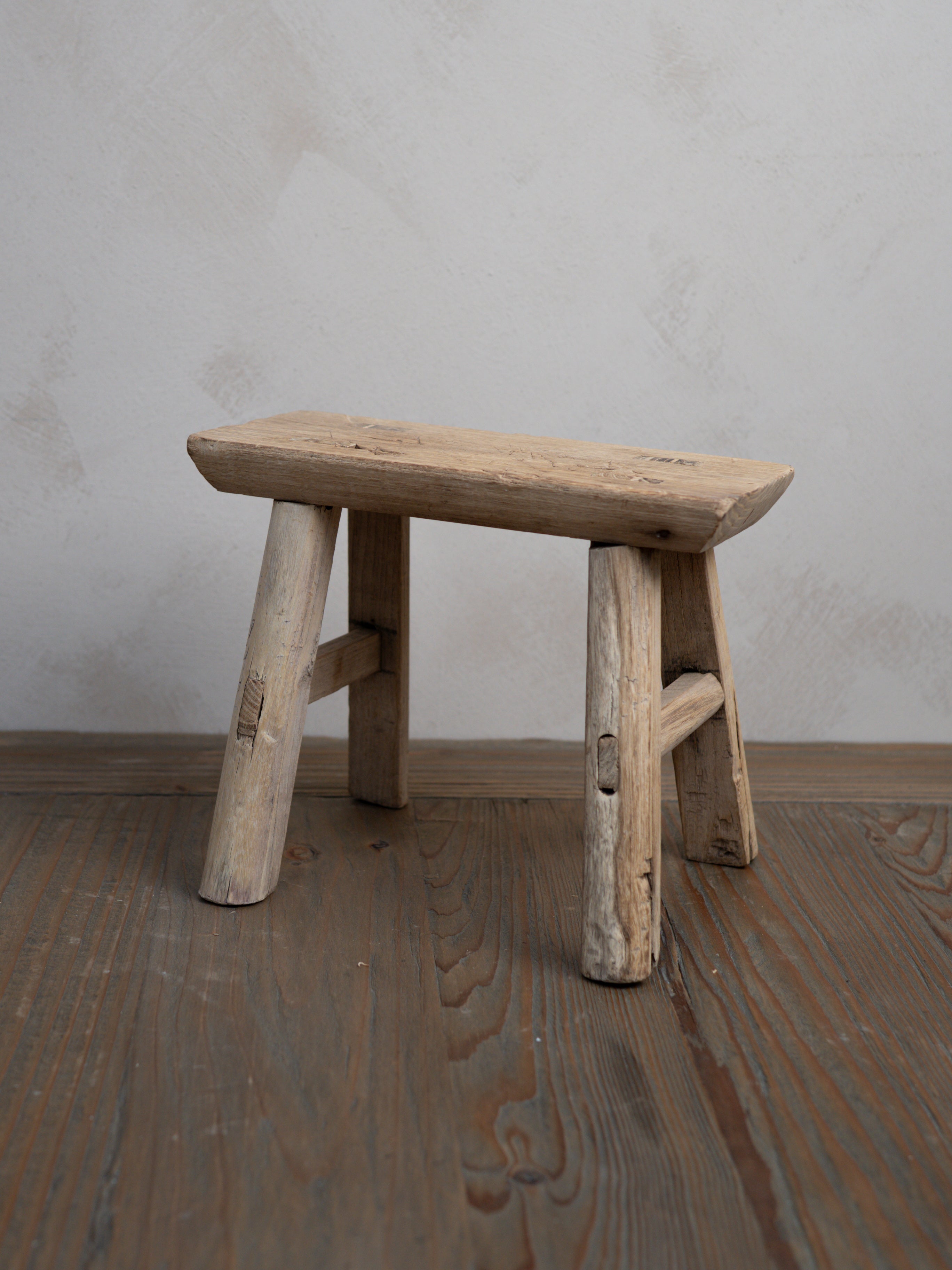 Reclaimed Wooden Mini Stool - Style AA