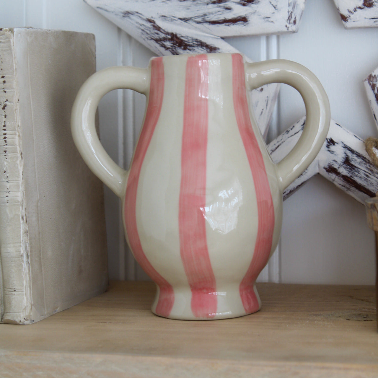 Rose Striped Vase