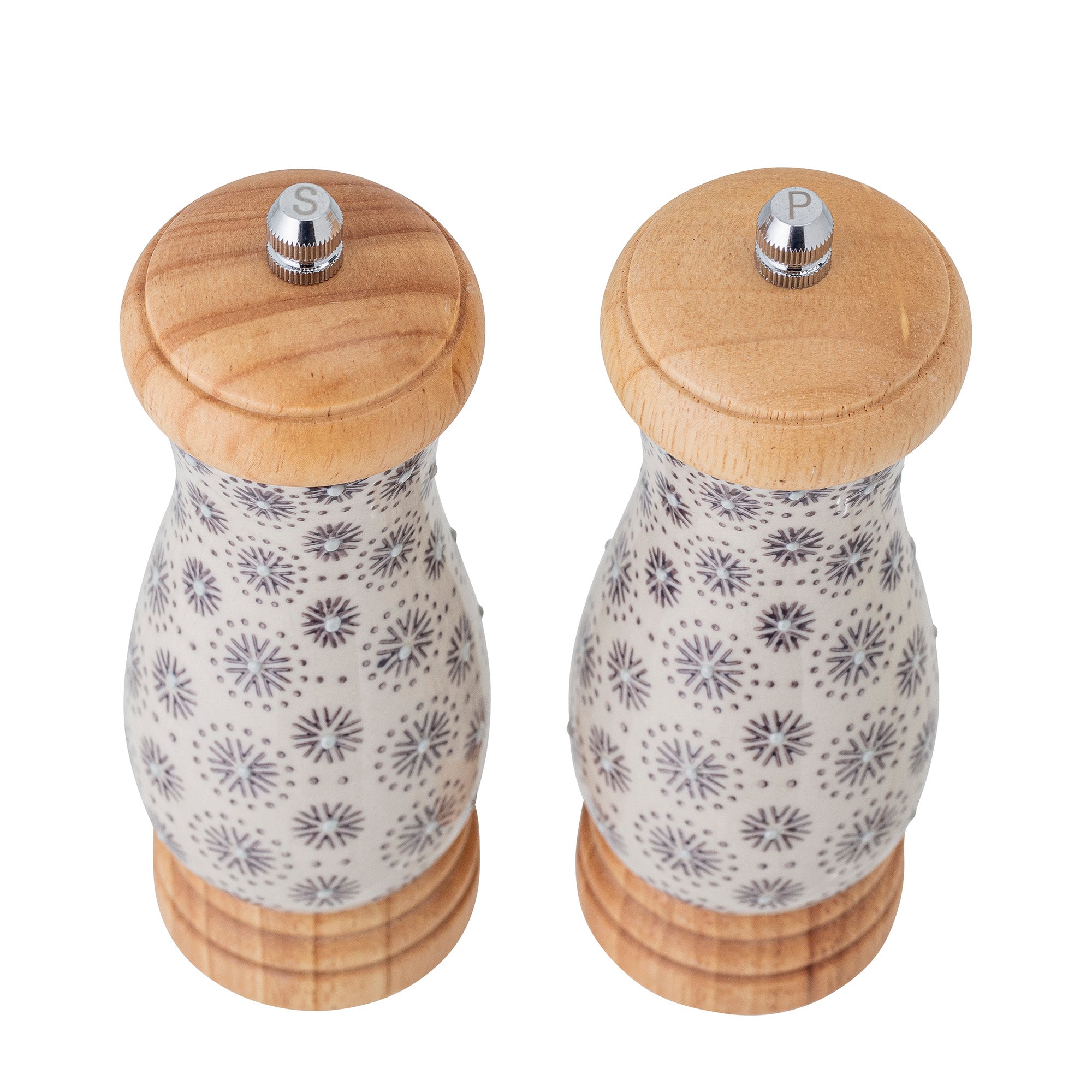 Elsa patterned Salt & Pepper Mills