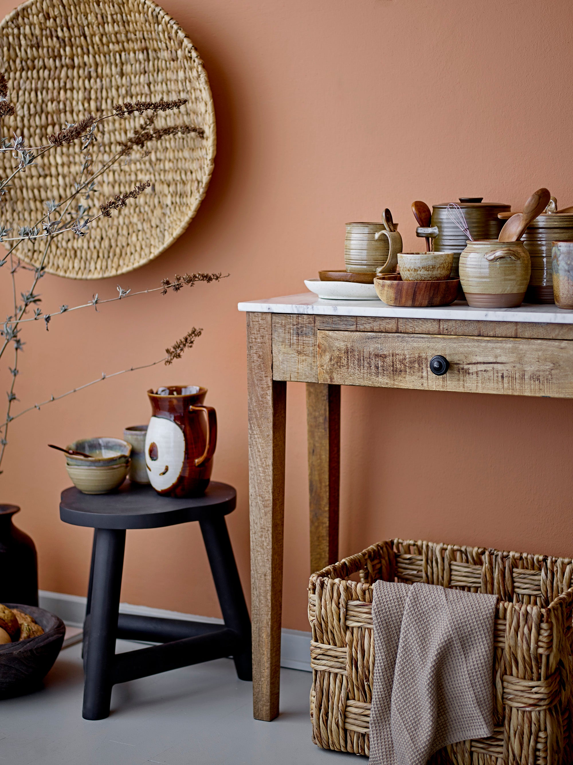 Frieston Natural Stoneware Jar