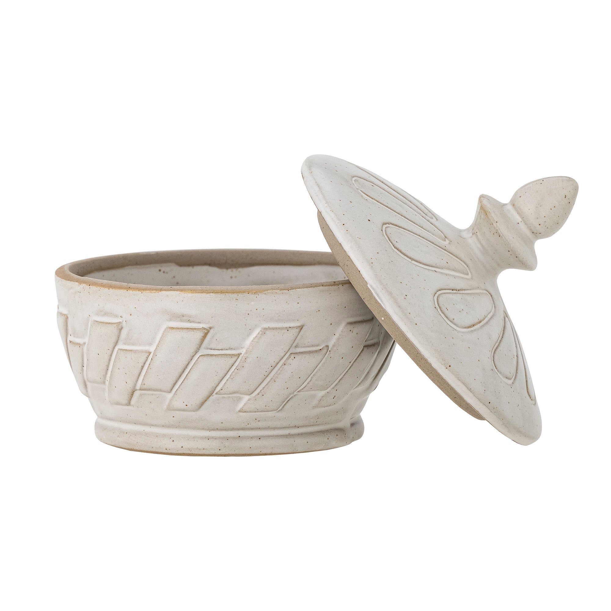 Aura Stoneware Jar with Lid
