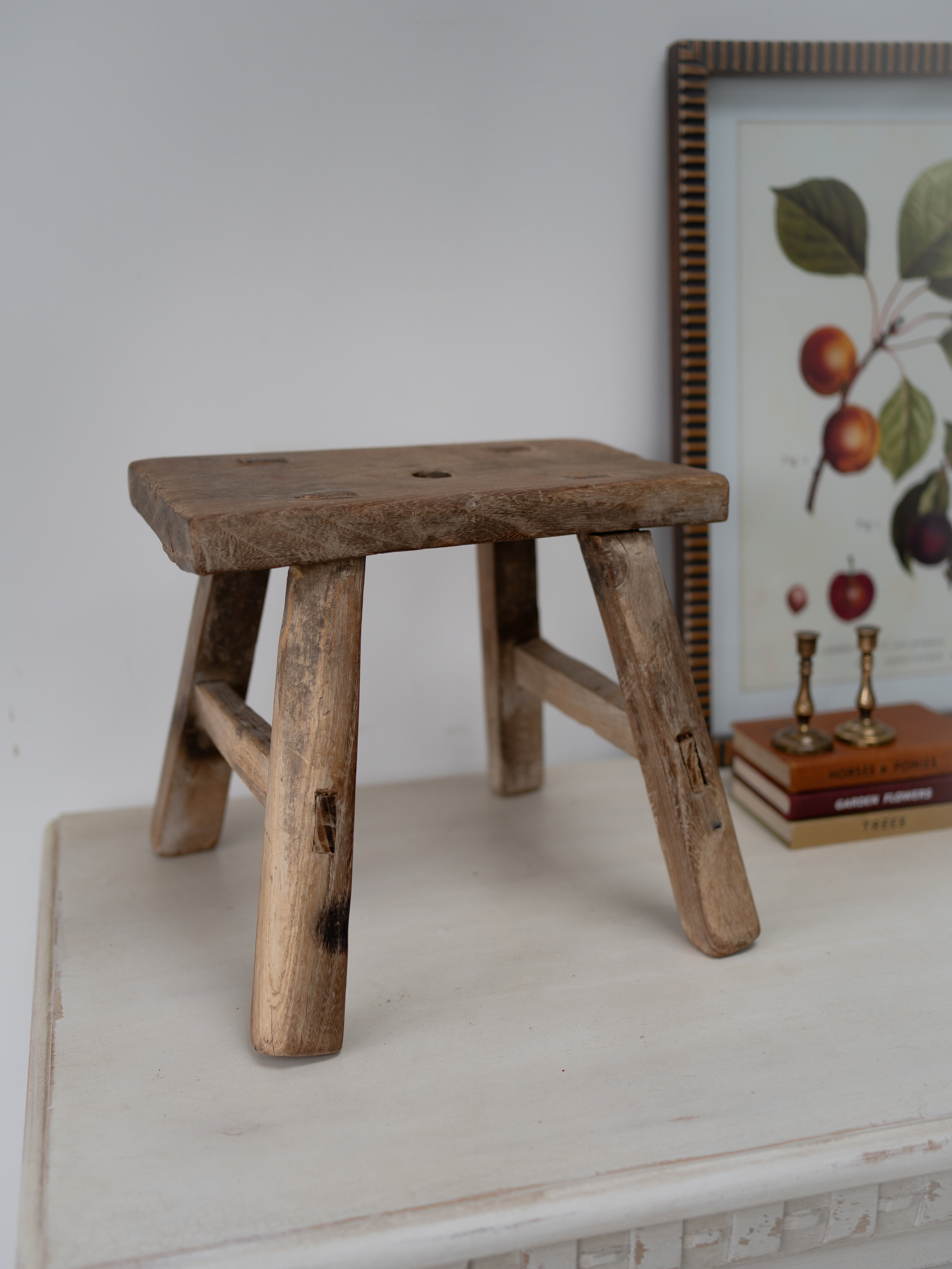 Reclaimed Wooden Mini Stool - Style 3