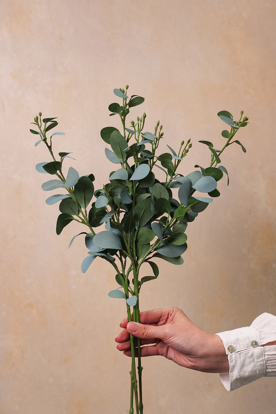 Faux Grey Toned Eucalyptus Stem