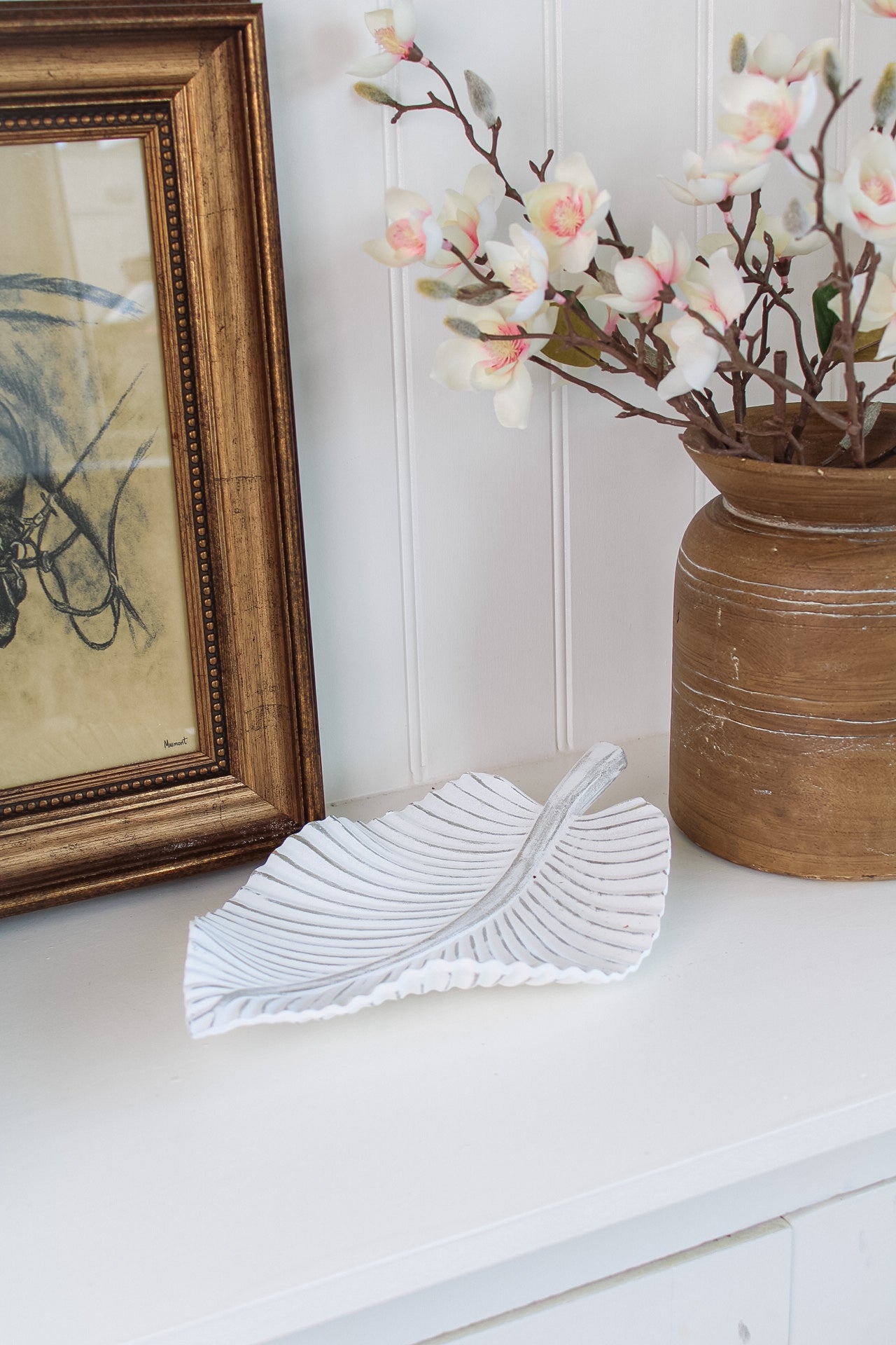 White Leaf Tray
