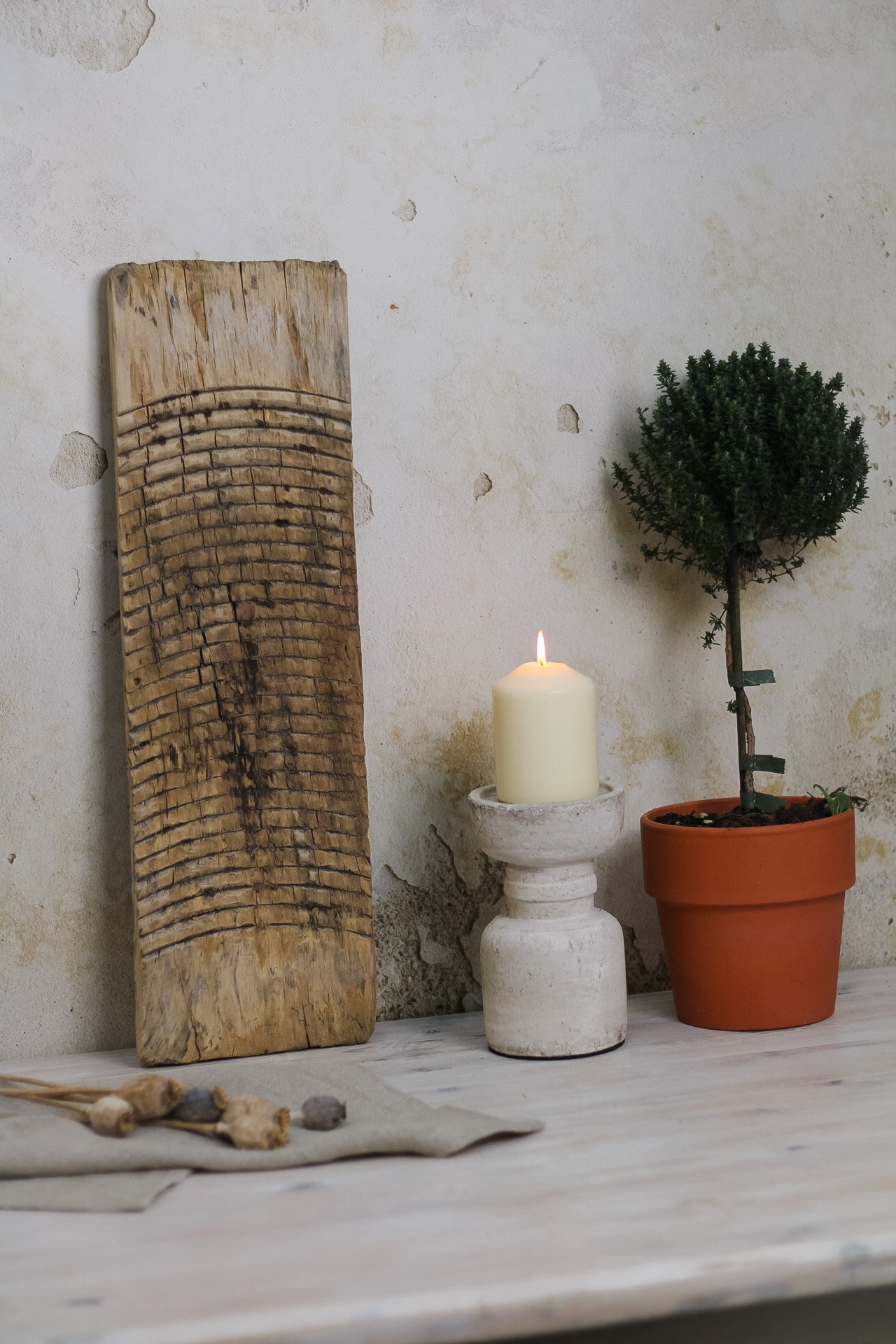 Vintage Wooden Wash Board