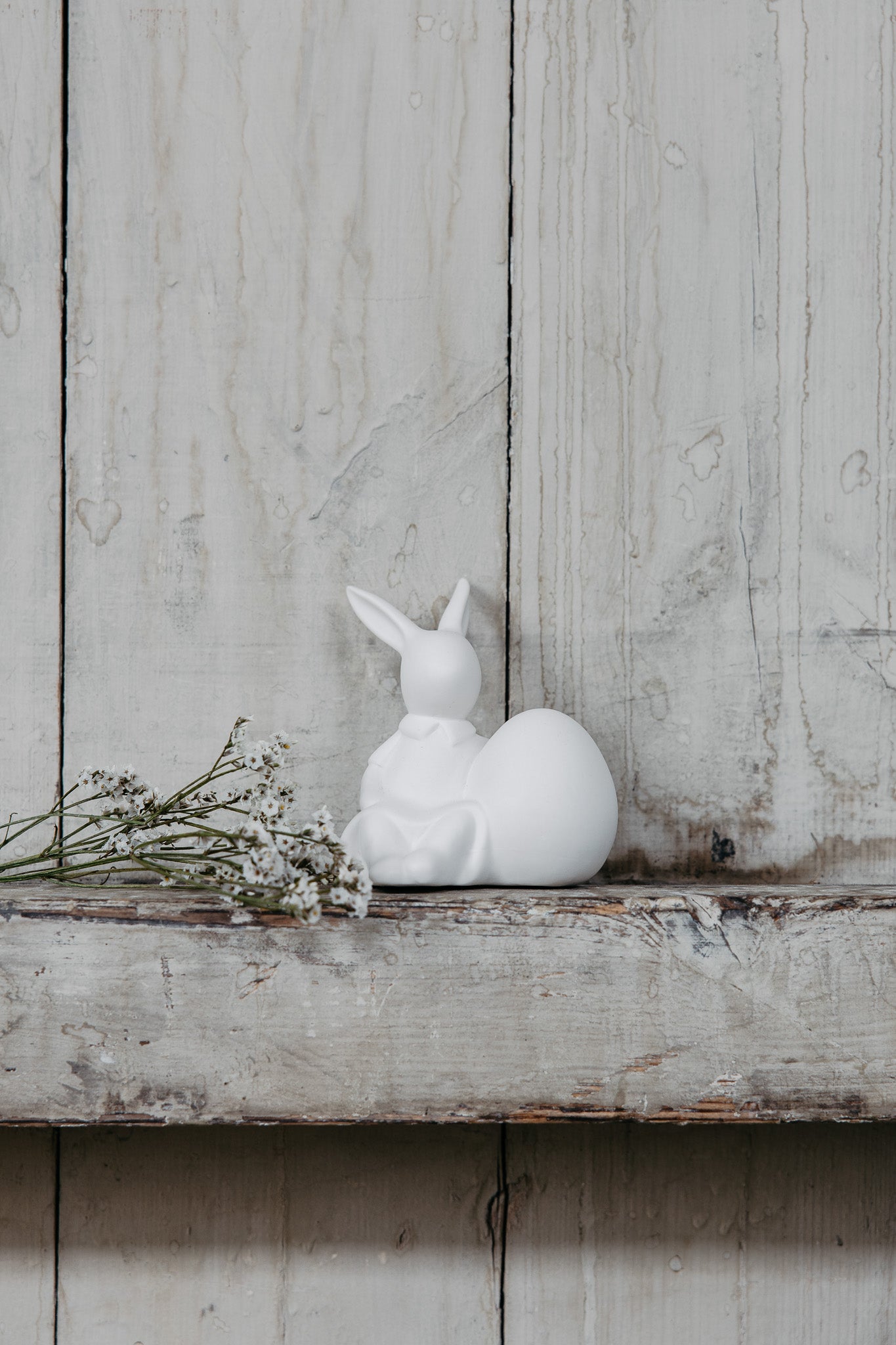 Finn & Fliss | Matt White Bunnies | Set of 2