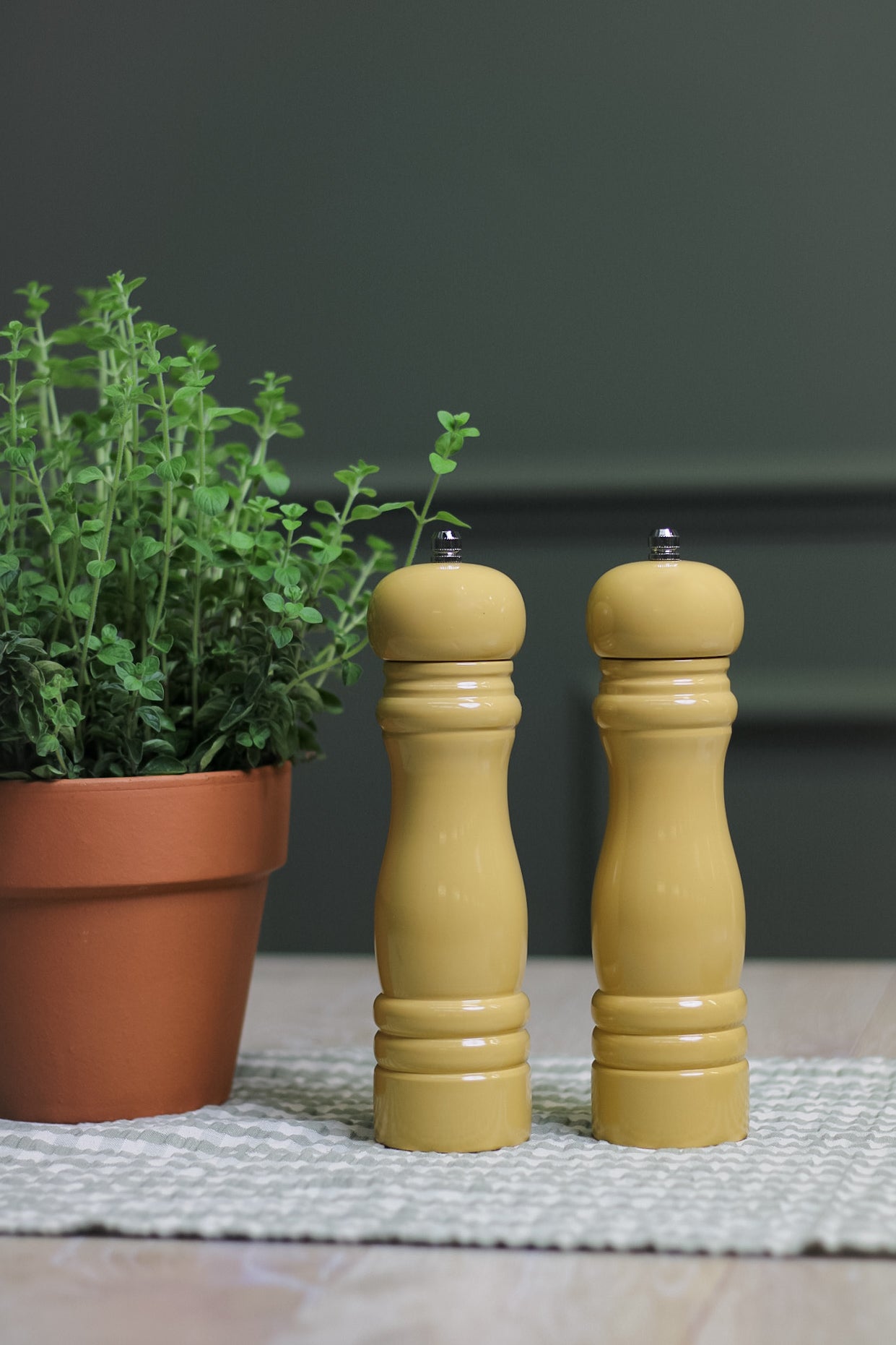 Mustard Salt & Pepper Mills