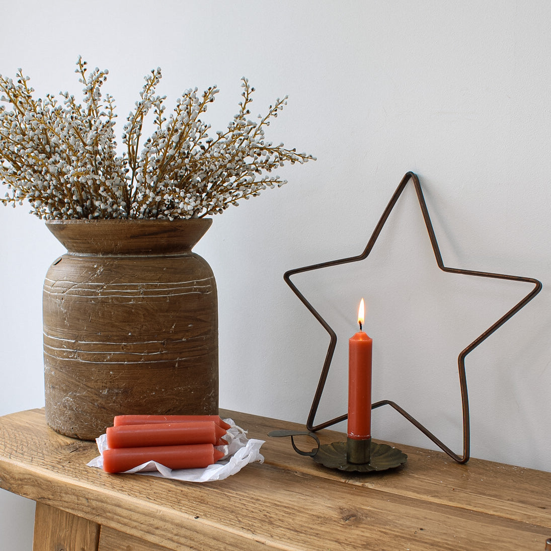 Pumpkin Dinner Candles | Bundle of 7