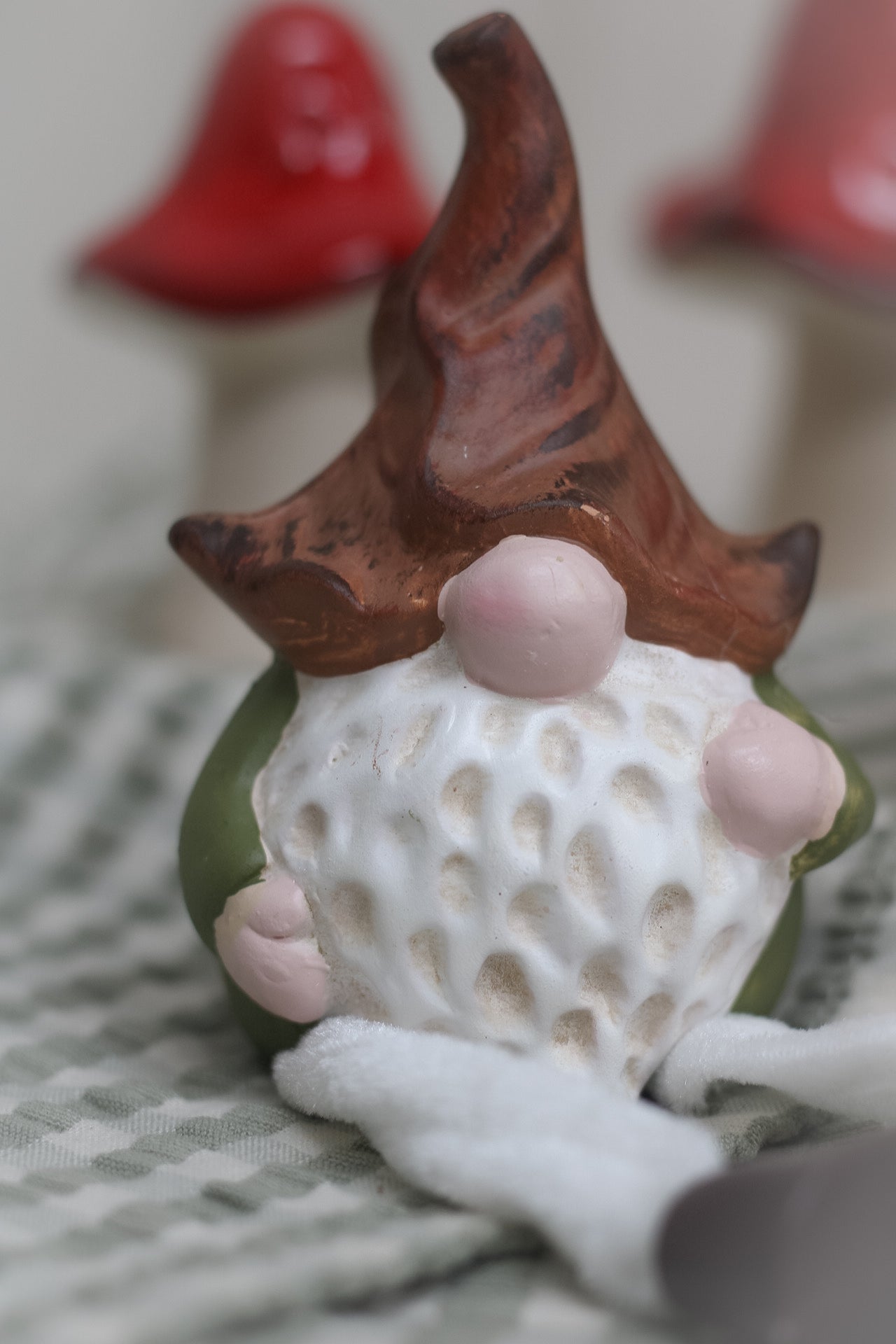 Rustic Autumn Terracotta Dangly Gonks | Set of 2