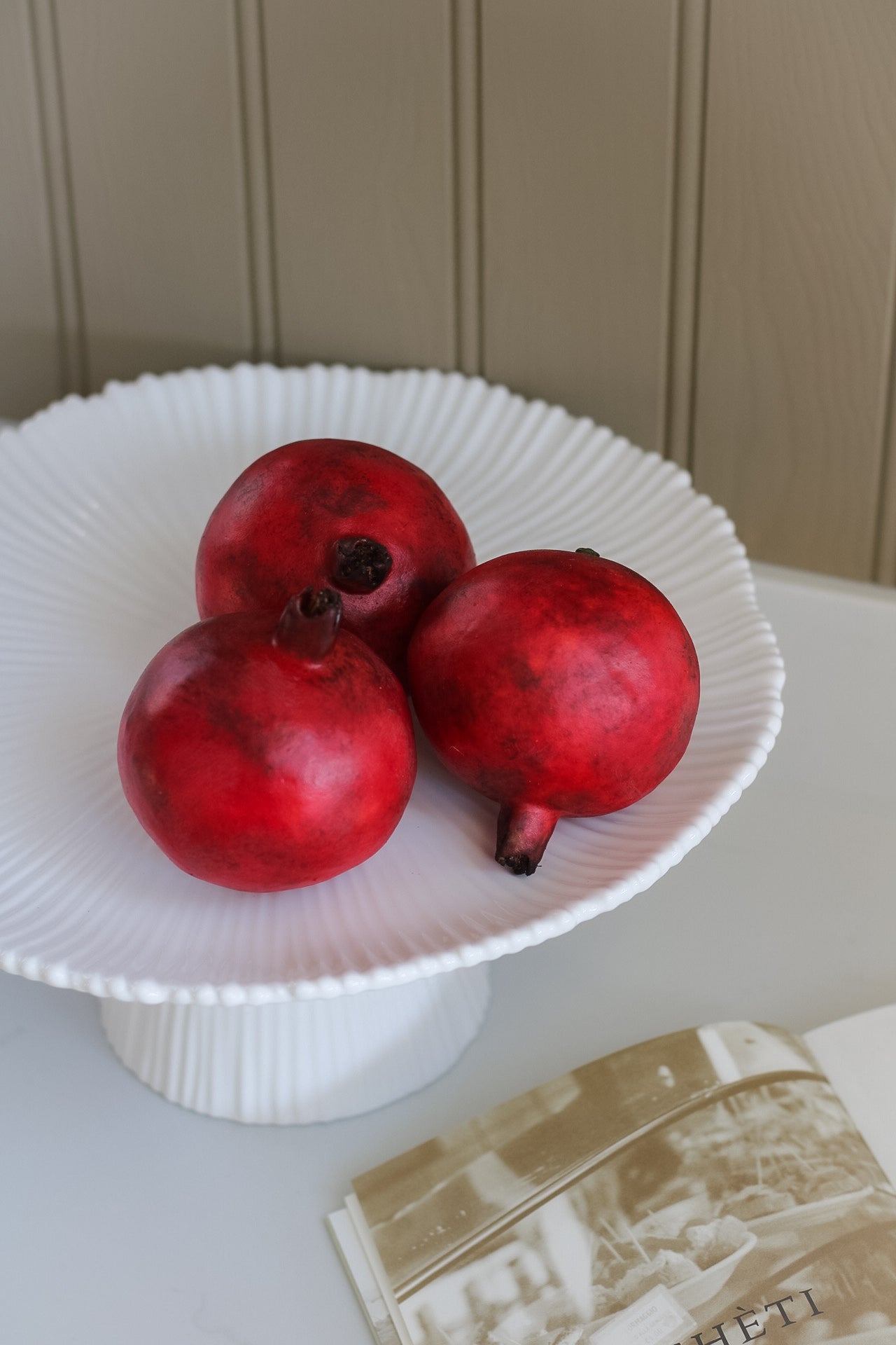 Faux Real Touch Pomegranate 001