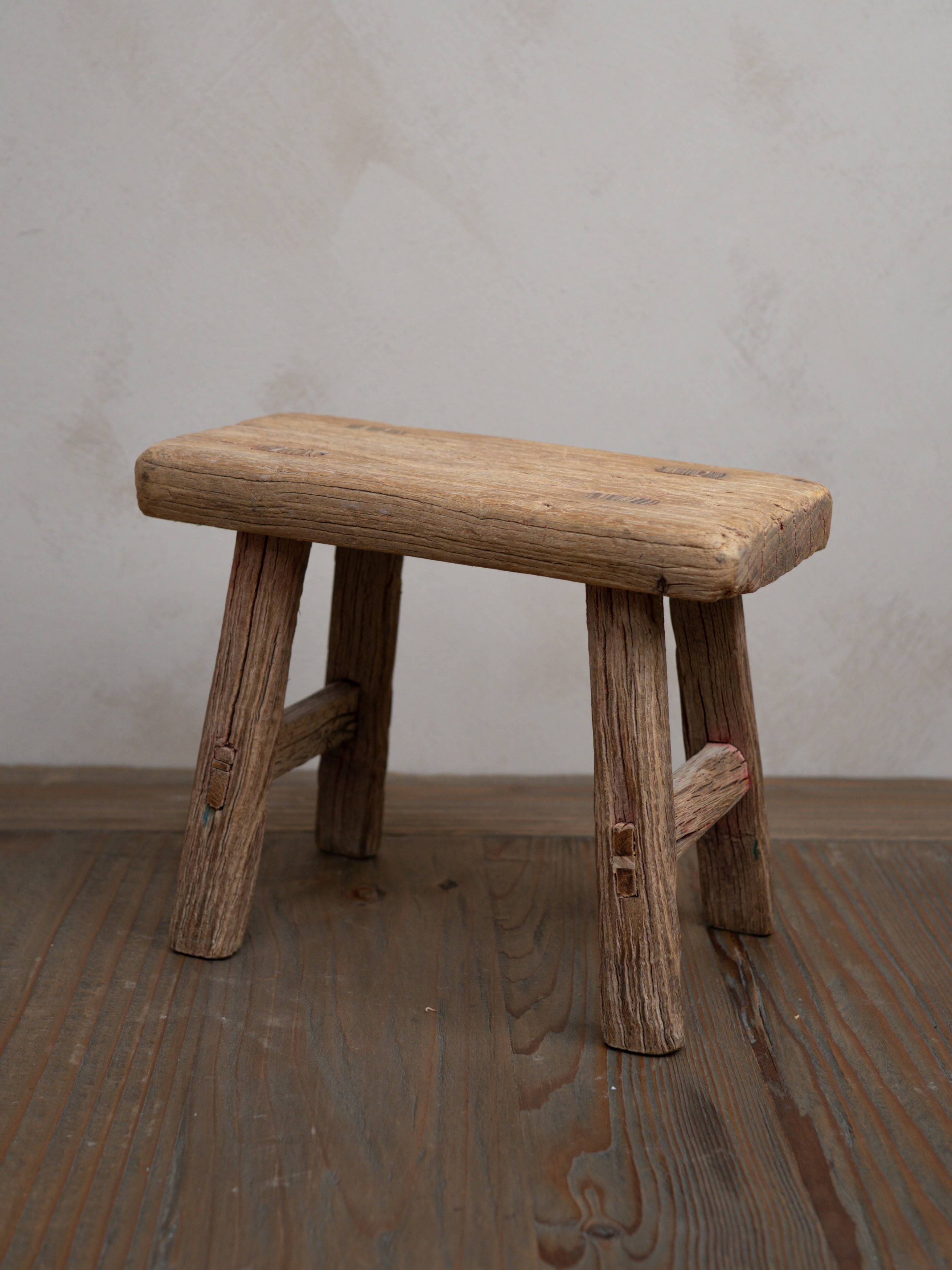 Reclaimed Wooden Mini Stool - Style M