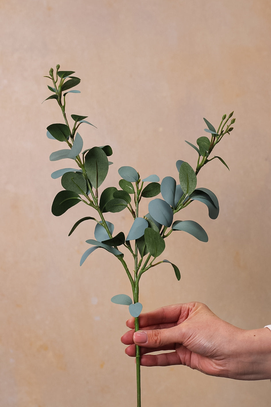 Faux Grey Toned Eucalyptus Stem