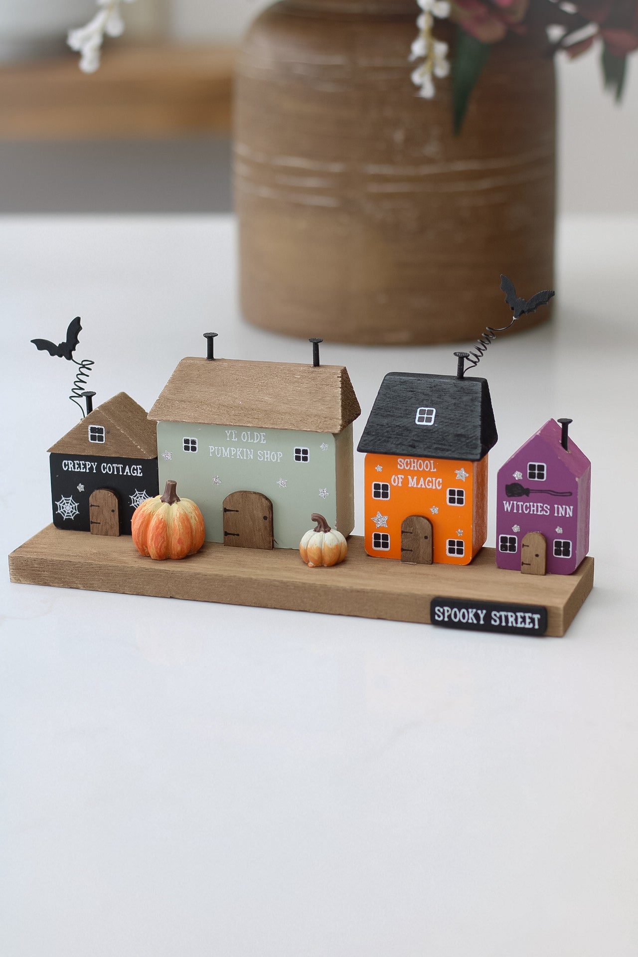 Halloween Spooky Street House Block
