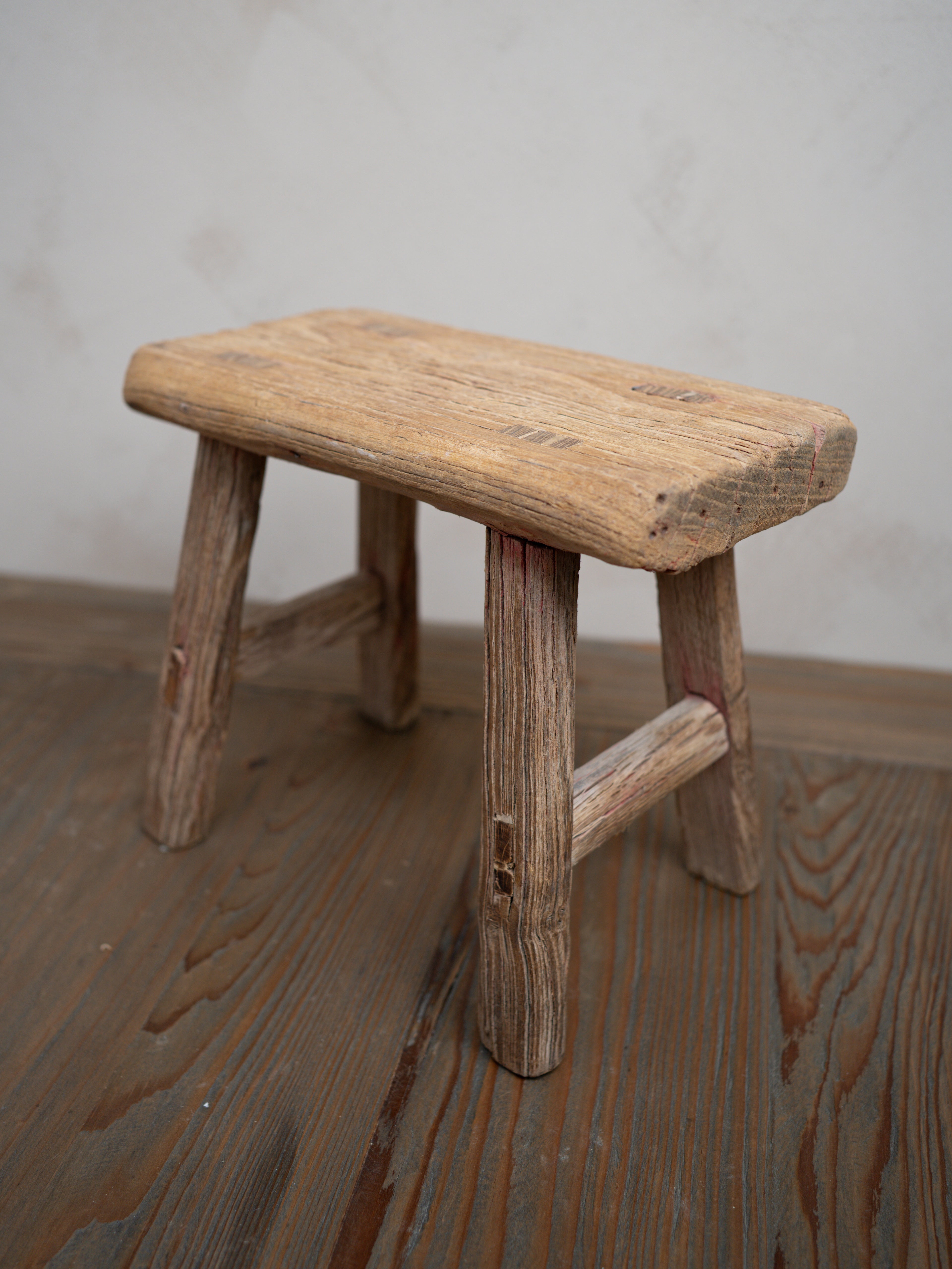 Reclaimed Wooden Mini Stool - Style M