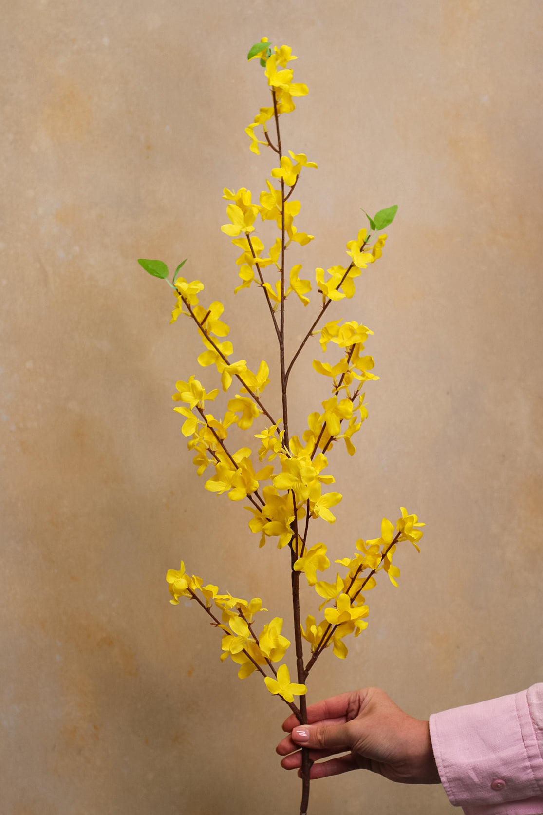 Faux Long Stemmed Yellow Forsythia