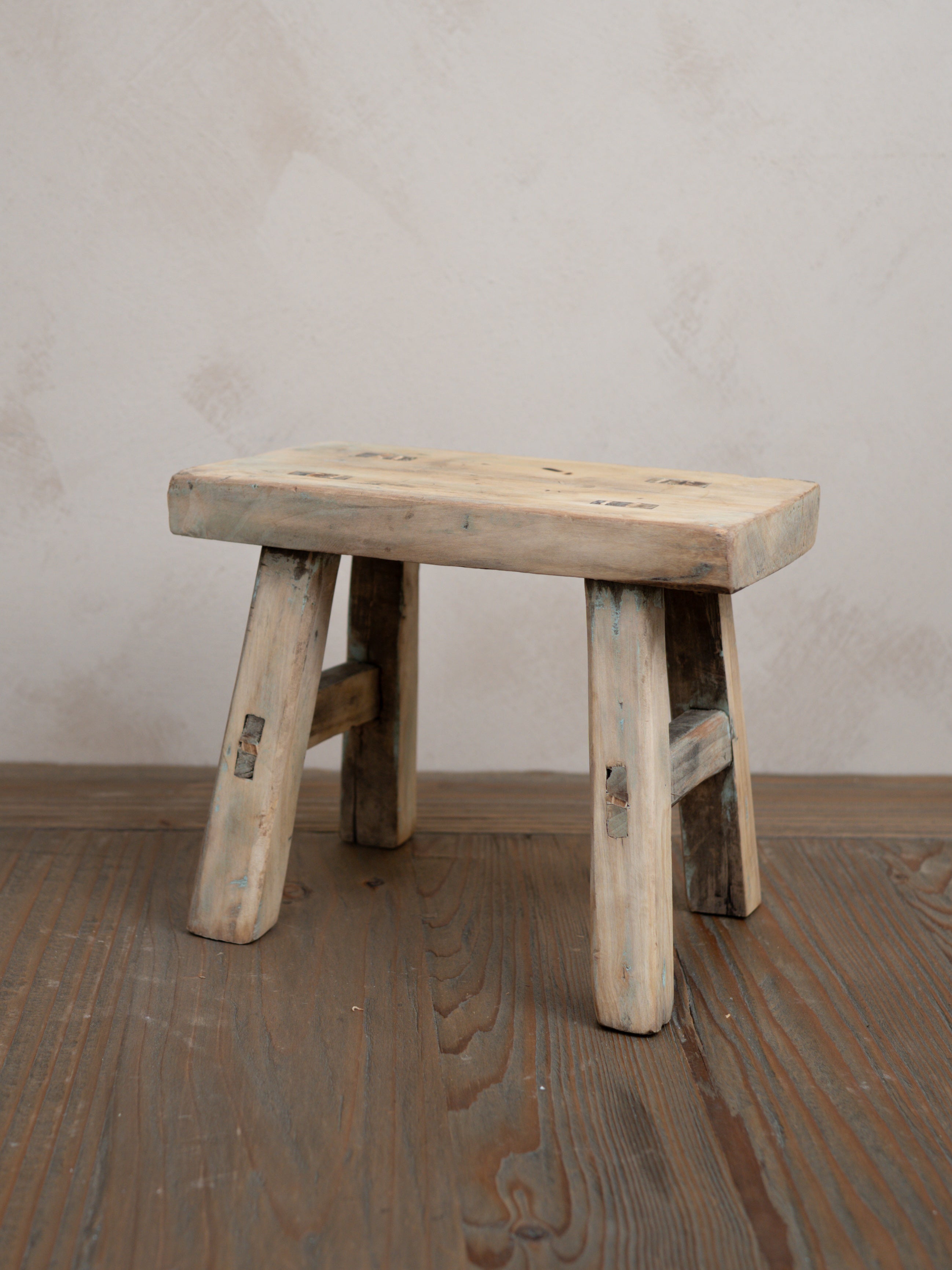 Reclaimed Wooden Mini Stool - Style AC