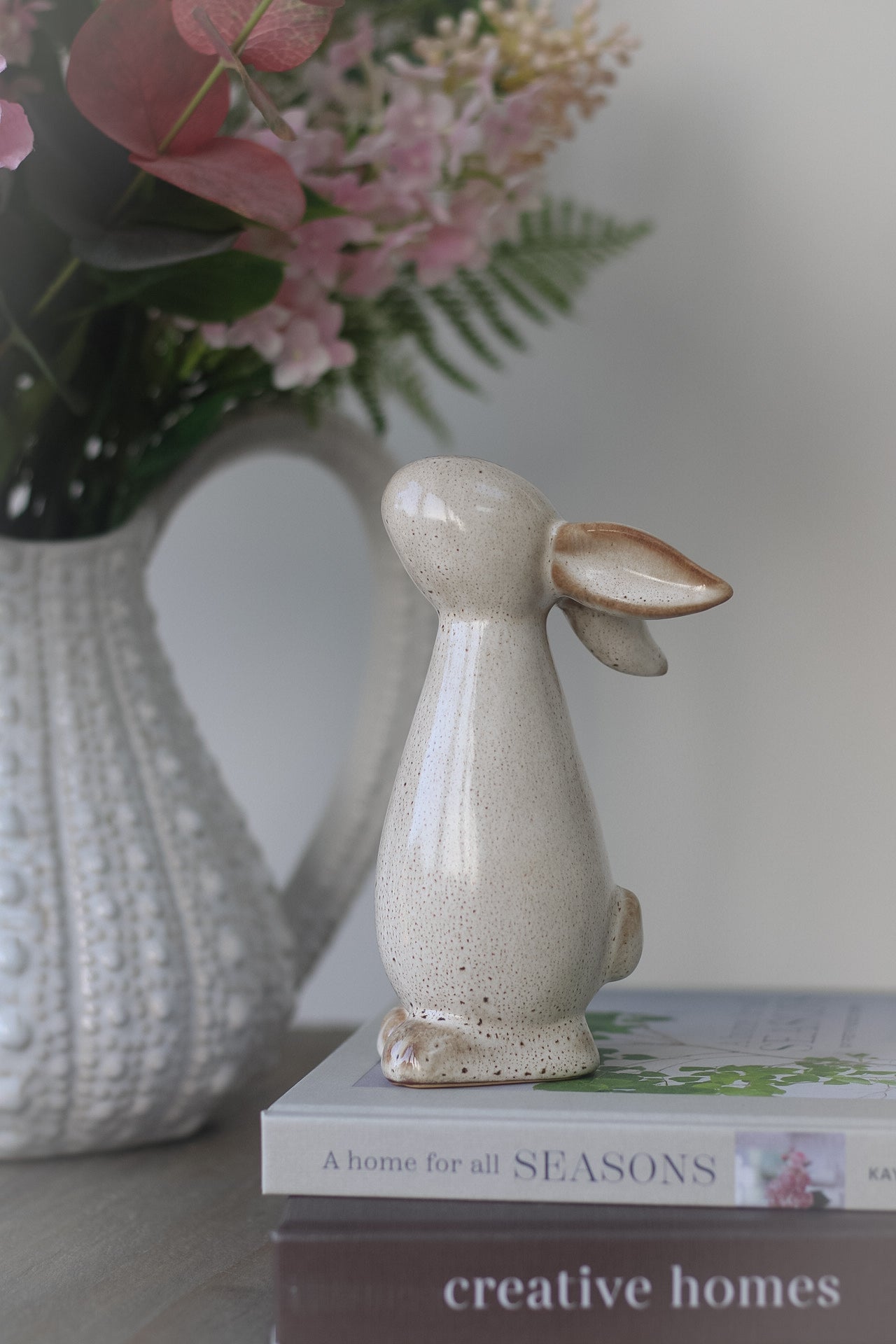 Brown Speckled Bunny Ornament