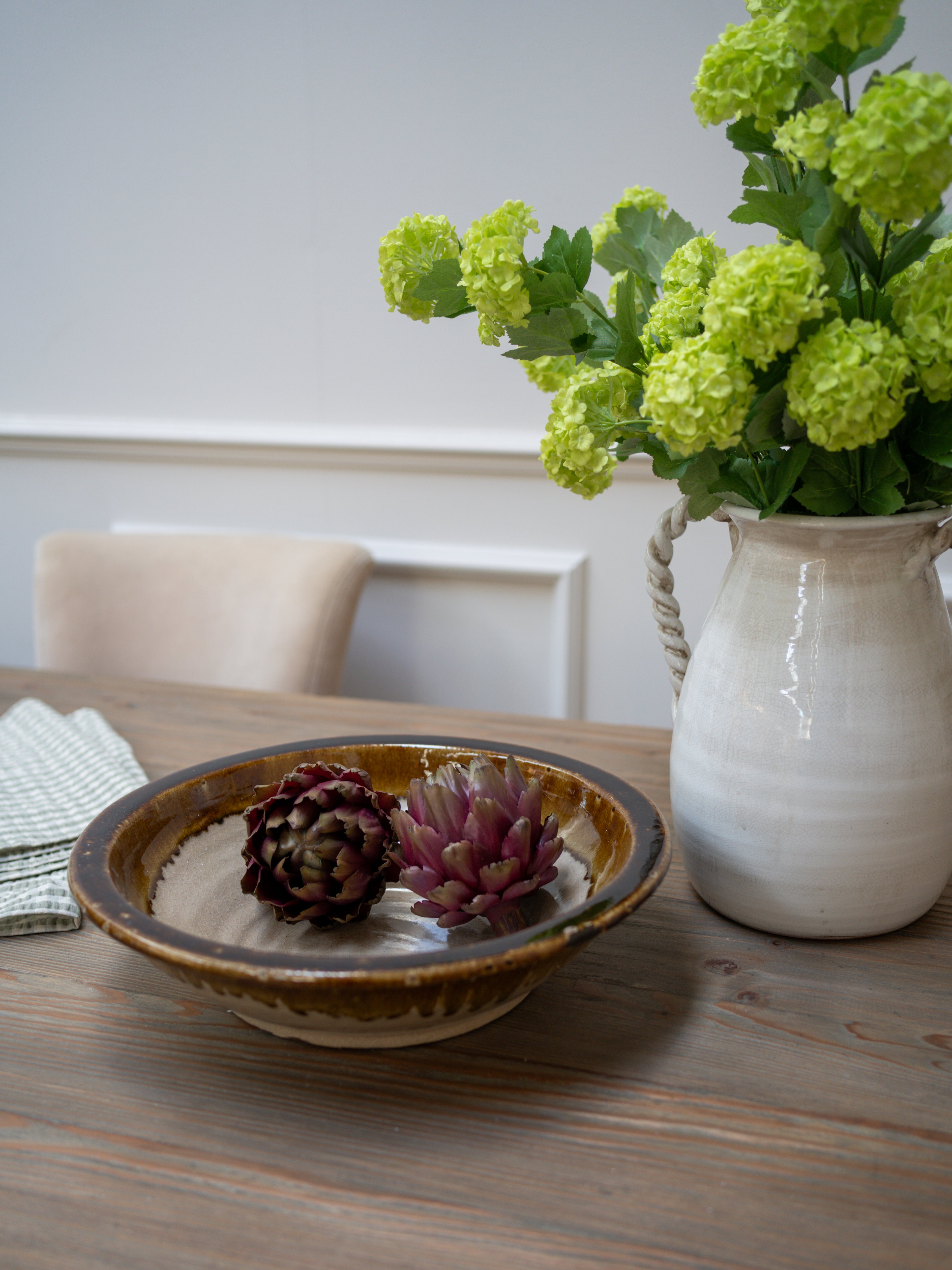 Salt Glazed Terracotta Decorative Bowl