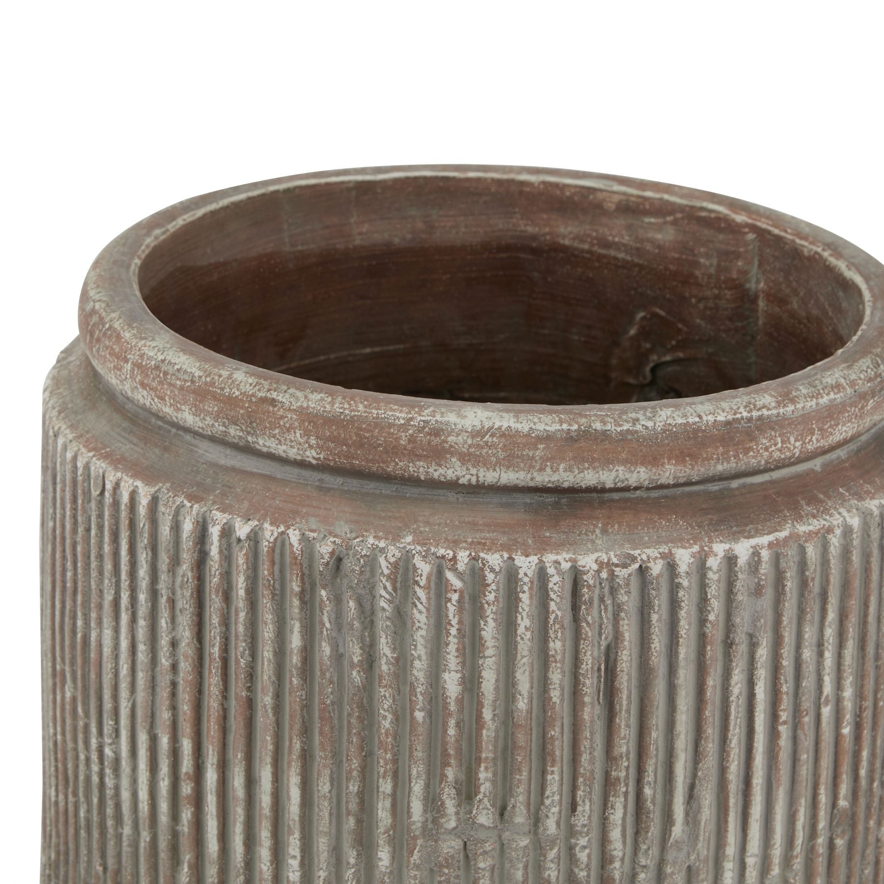 Calista Rustic Brown Terracotta Pot