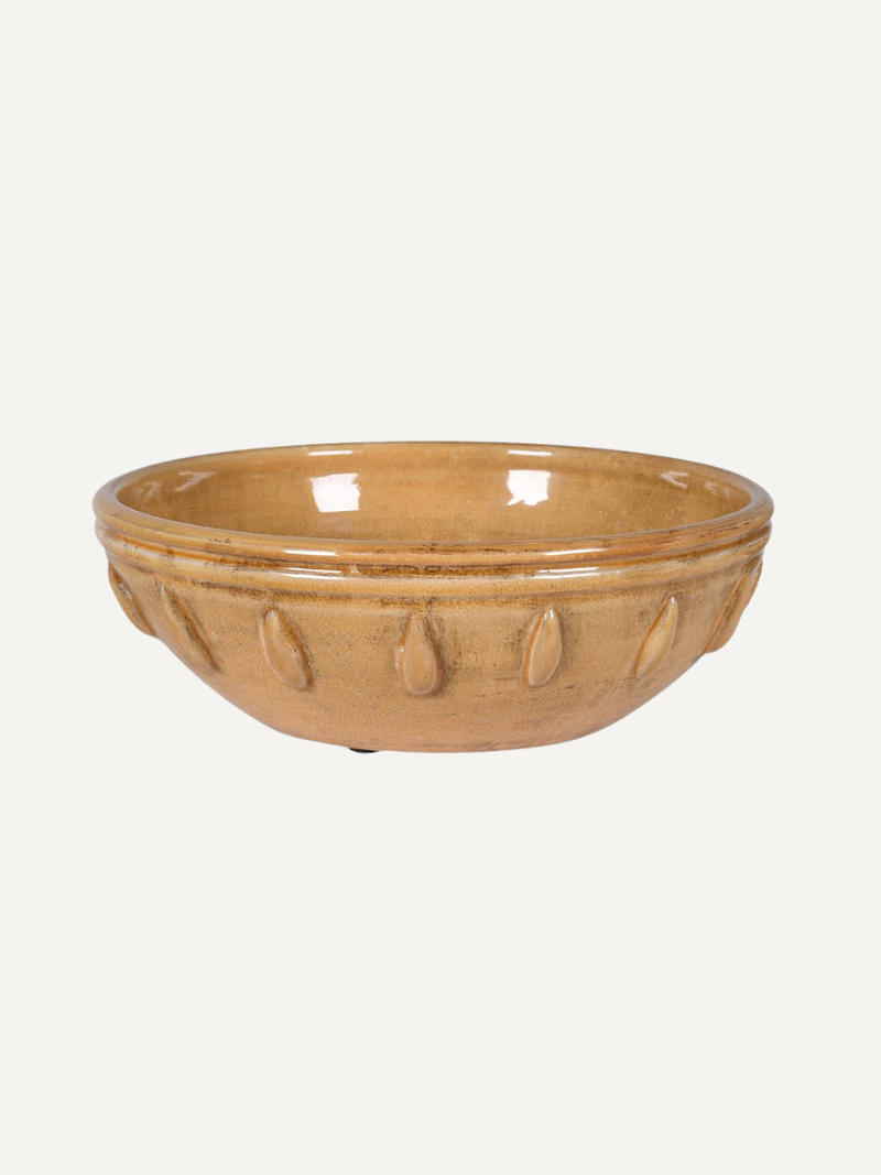 Capesthorne Ochre Decorative/Fruit Bowl