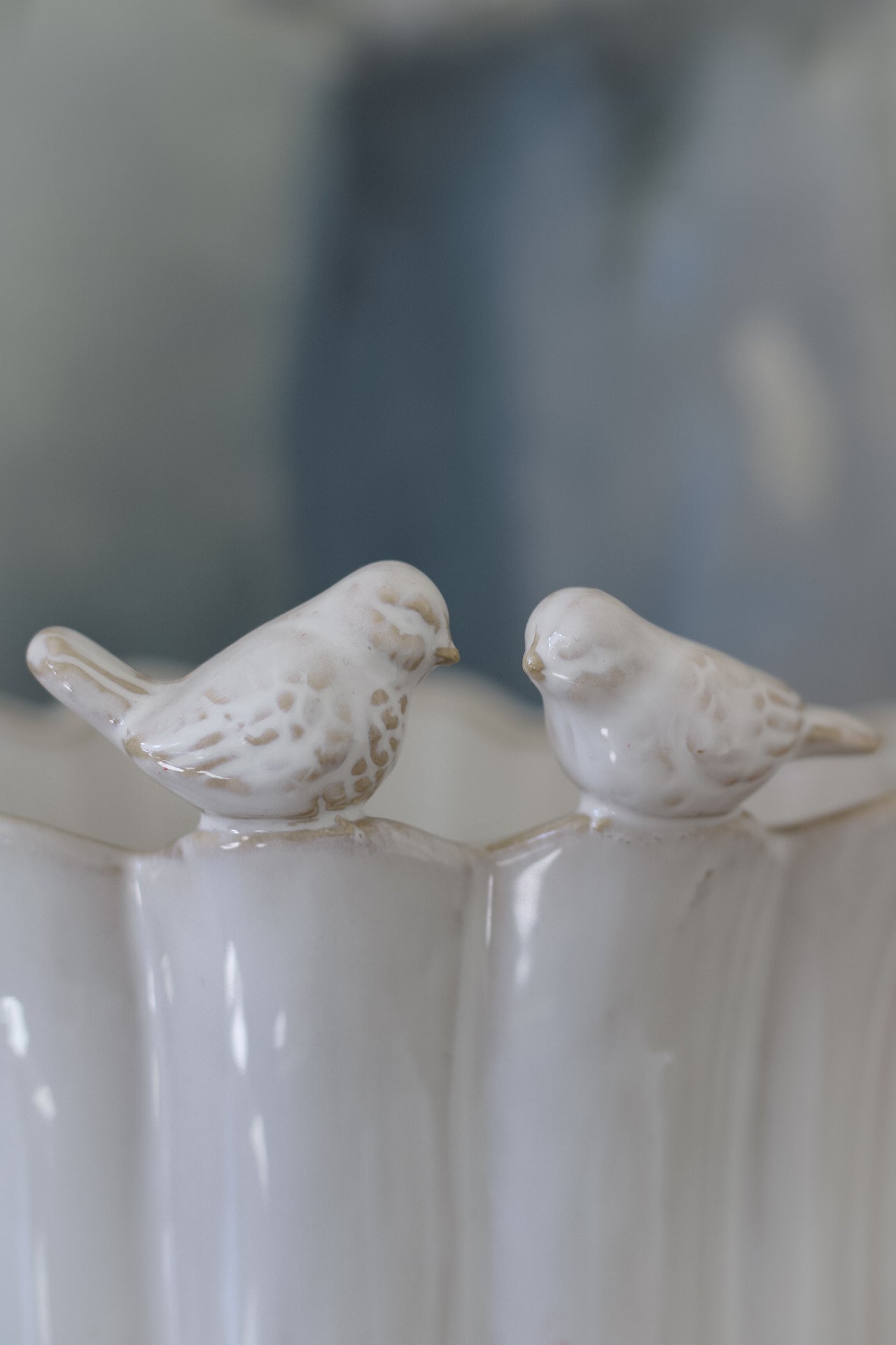Ceramic Birds Fleur Planter