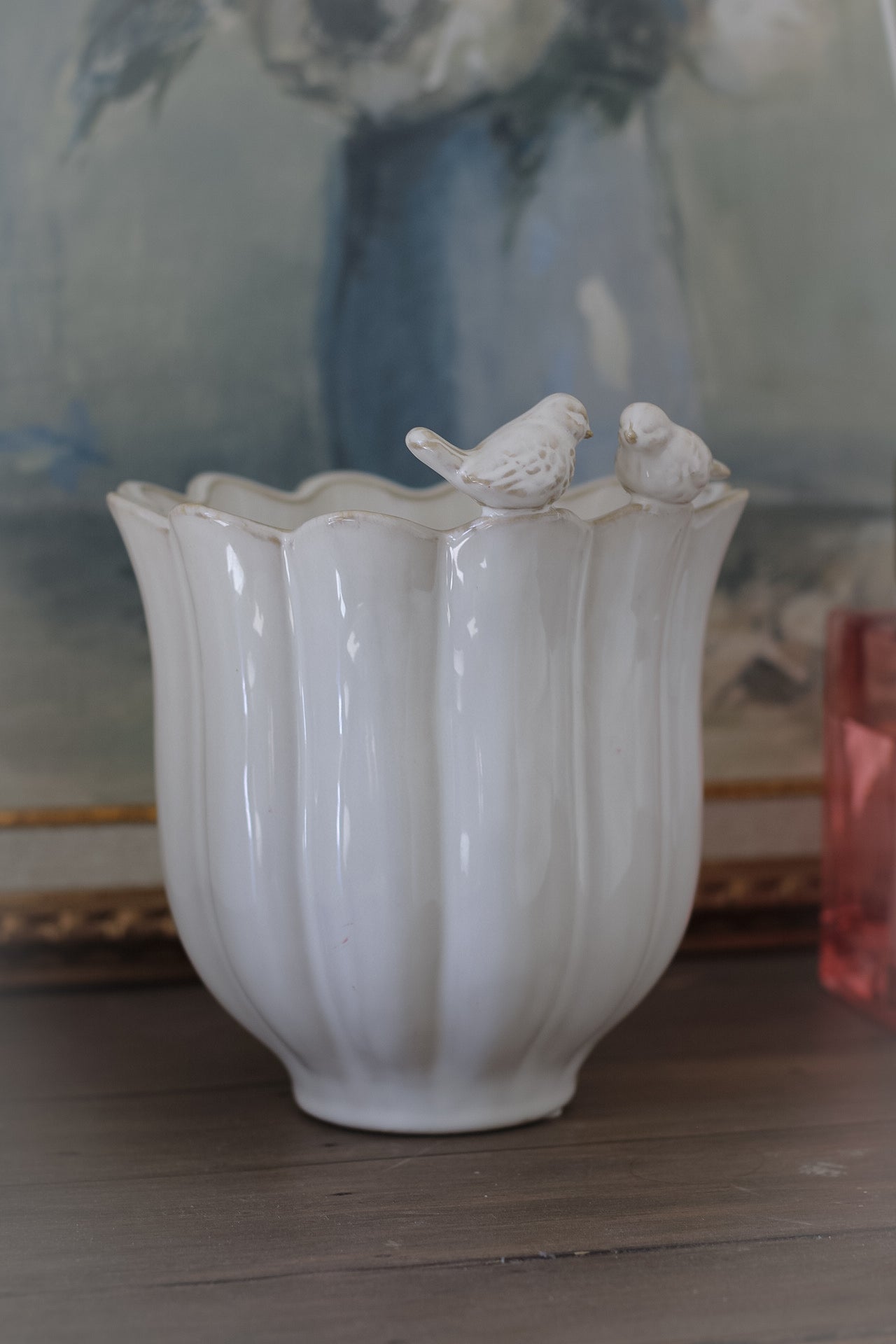 Ceramic Birds Fleur Planter