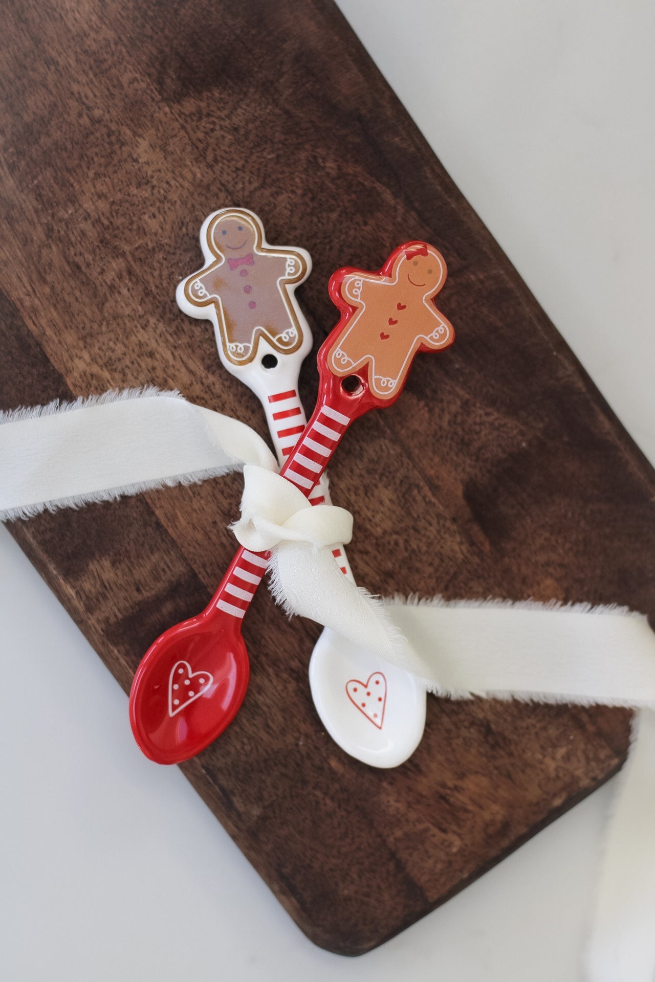 Ceramic Gingerbread Spoons