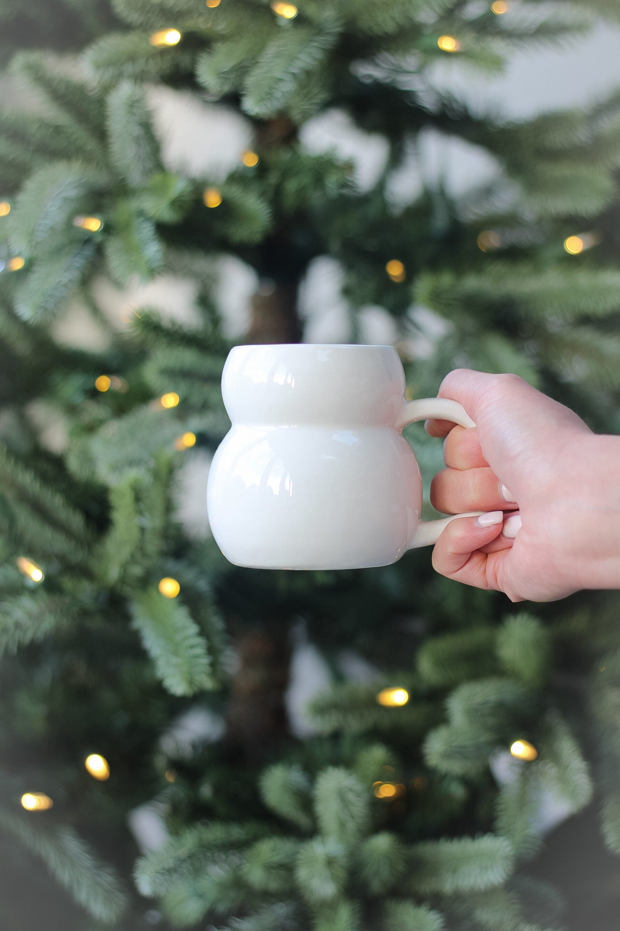 Christmas Snowman Lidded Mug