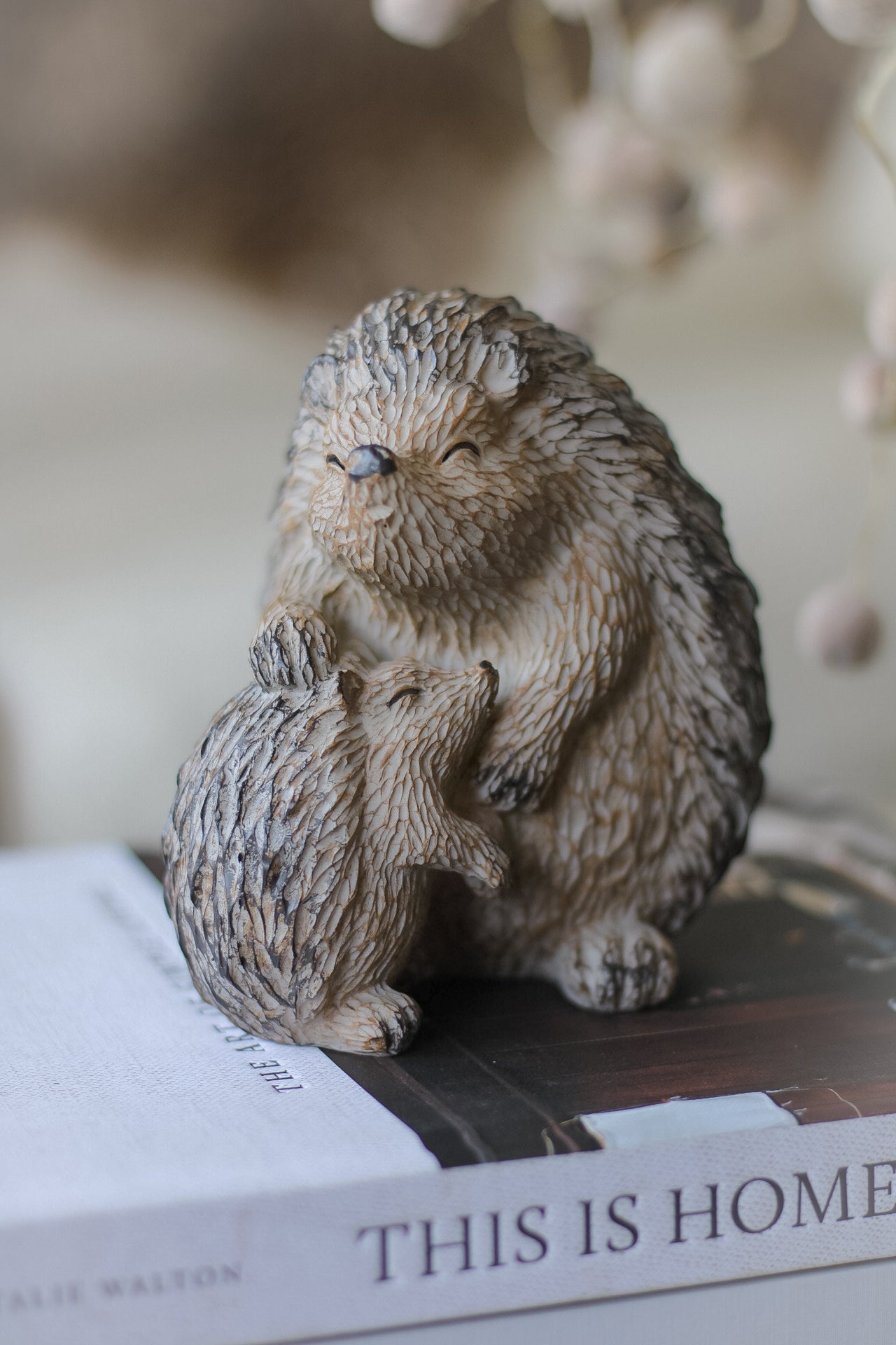 Rustic Woodland Hedgehog and Baby