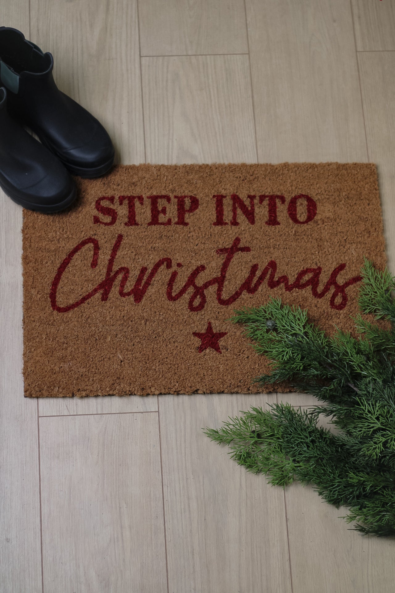 Step into Christmas Festive Doormat