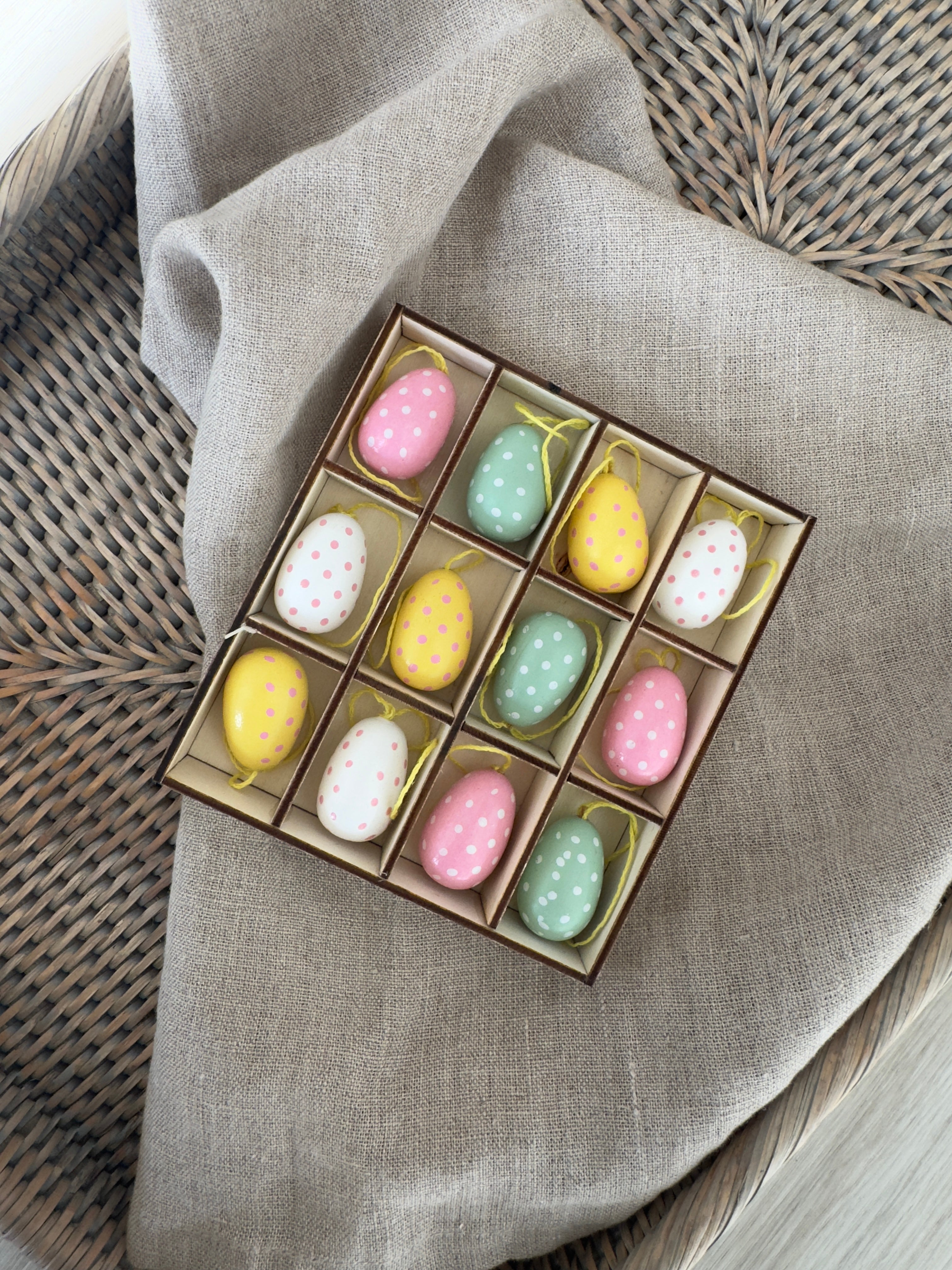 Colourful Dotty Eggs | Set of 12