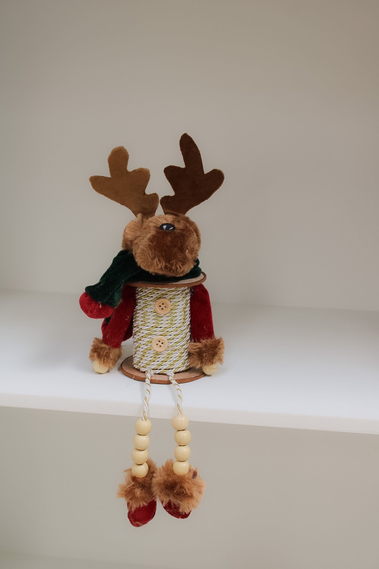 Christmas Cotton Reel Decoration