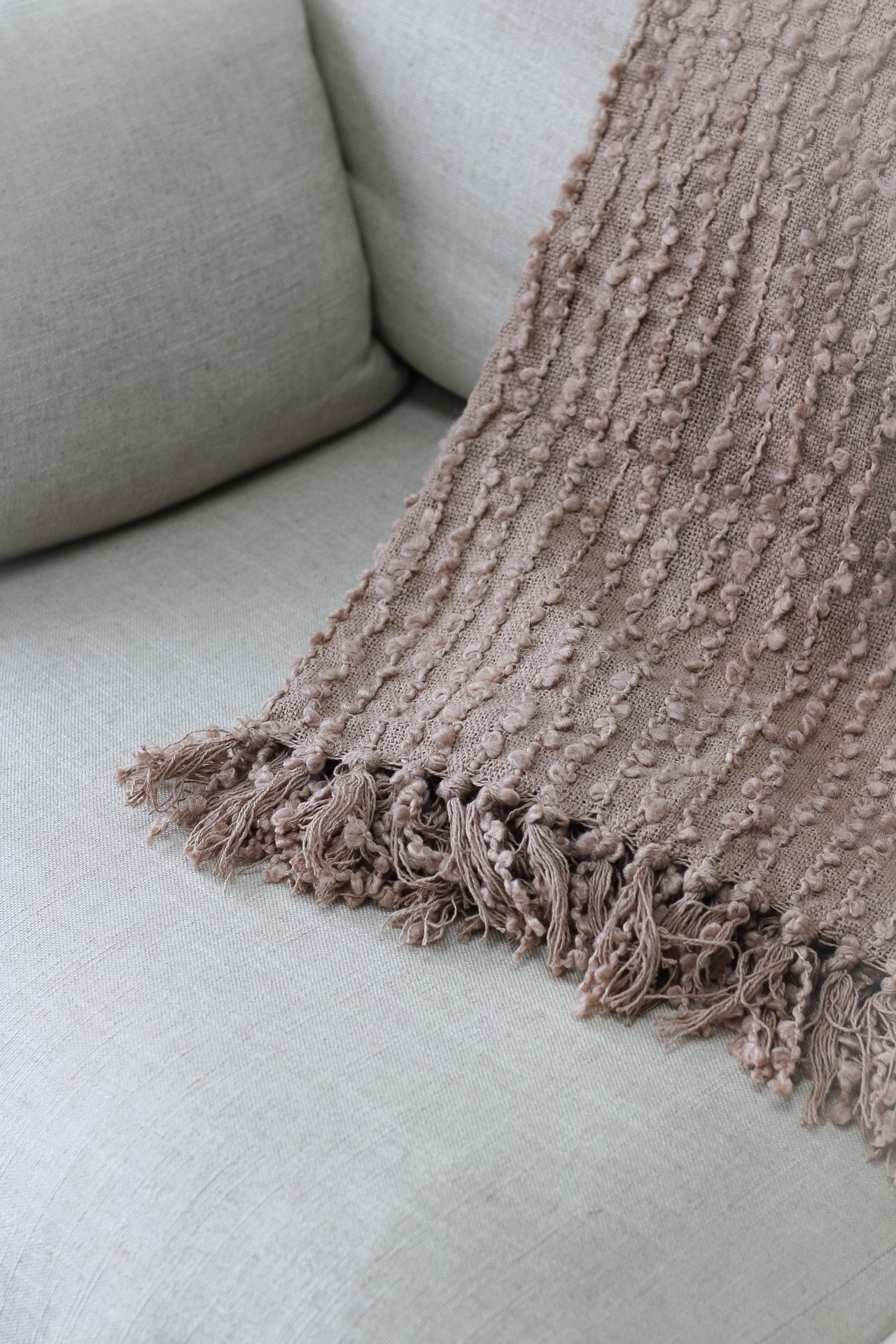 Plaster Tasselled Throw