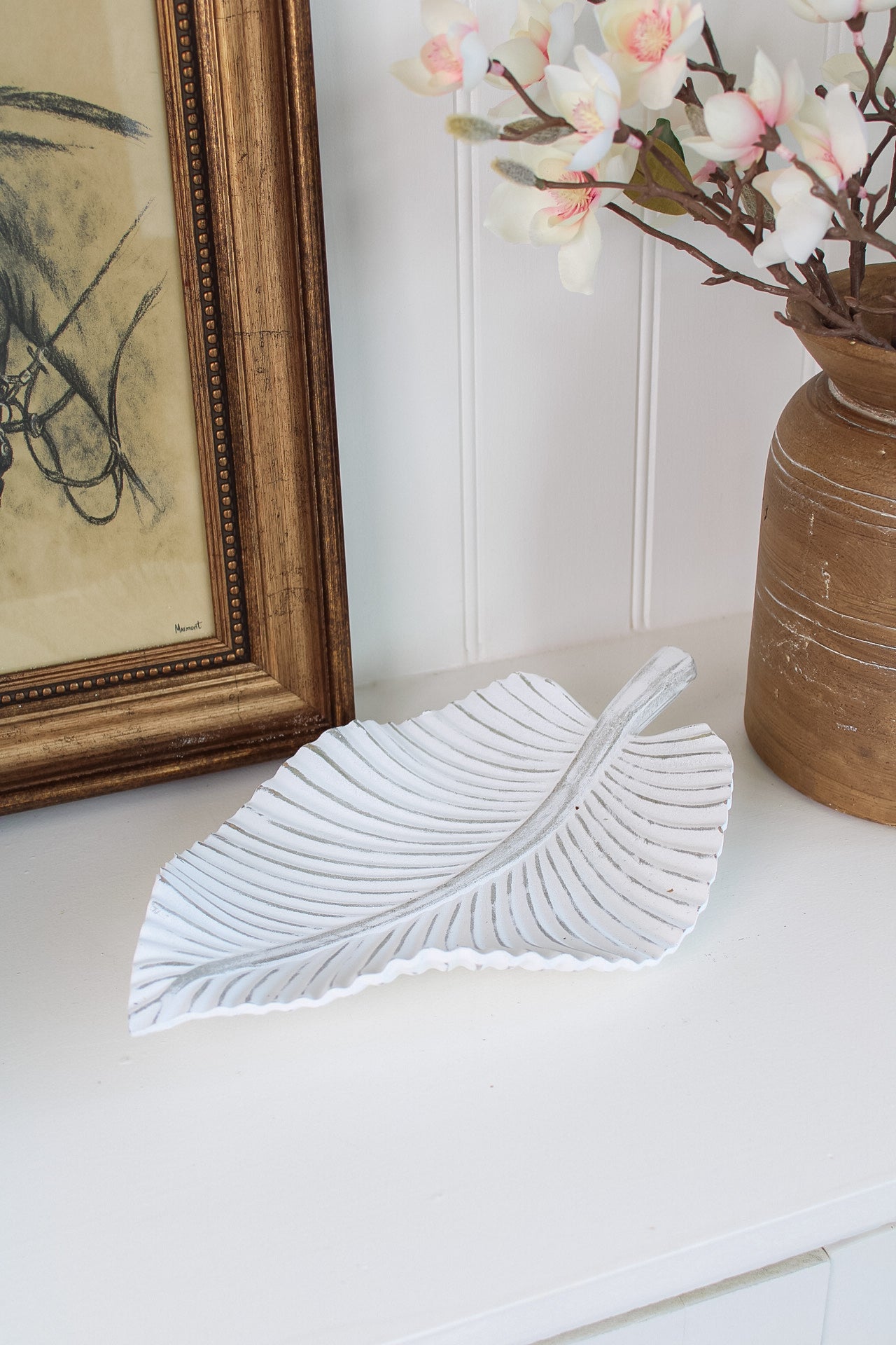 White Leaf Tray