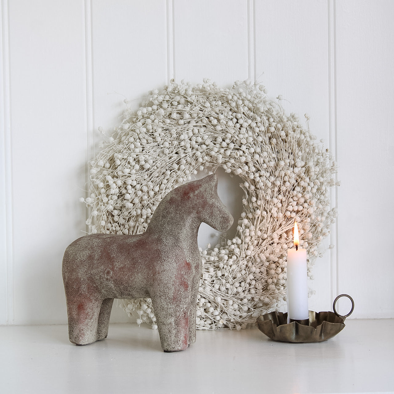 Distressed Rustic Decorative Horse
