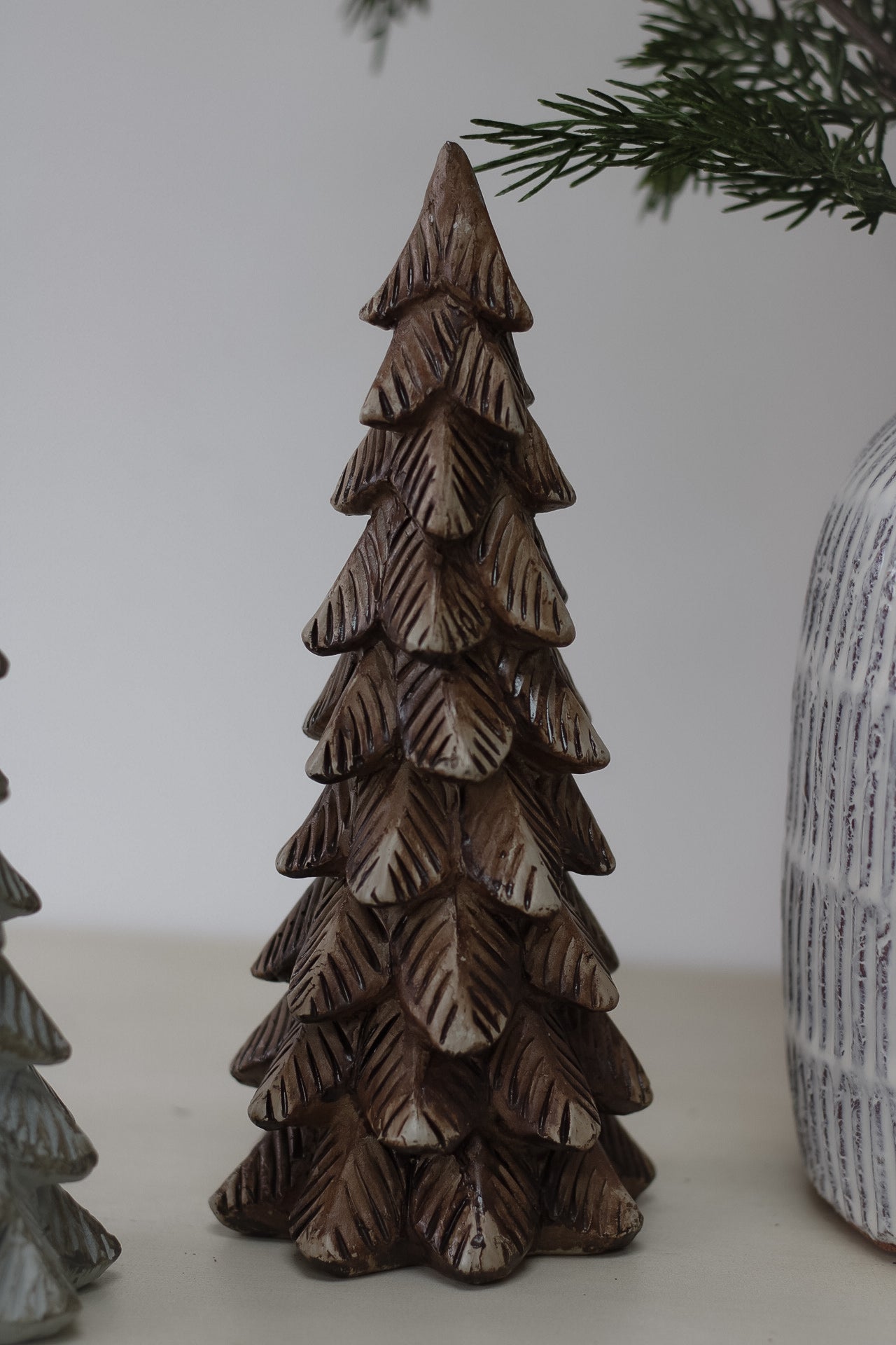 Etched Rustic Christmas Trees