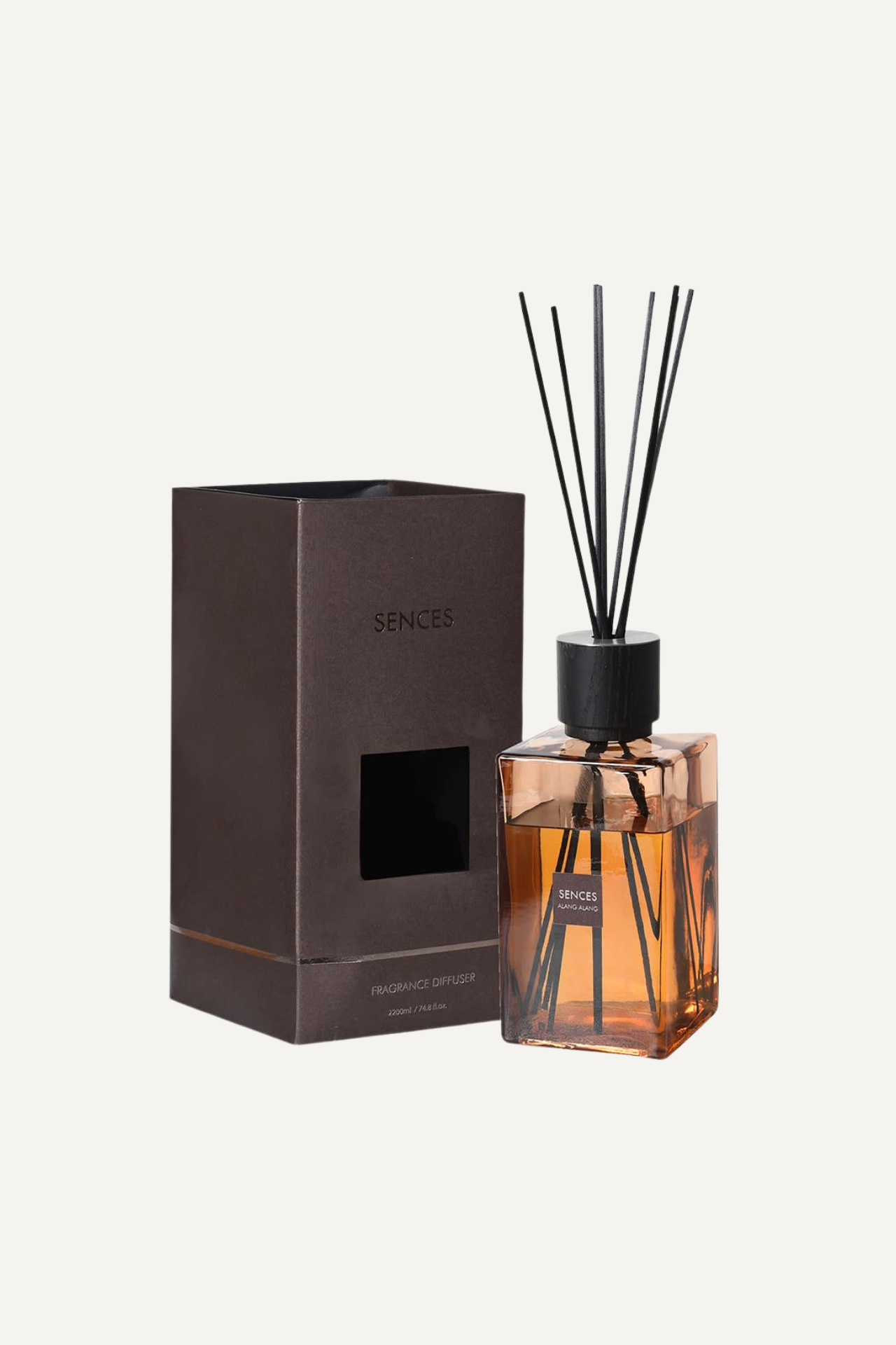 Boxed Extra large amber sences reed diffuser