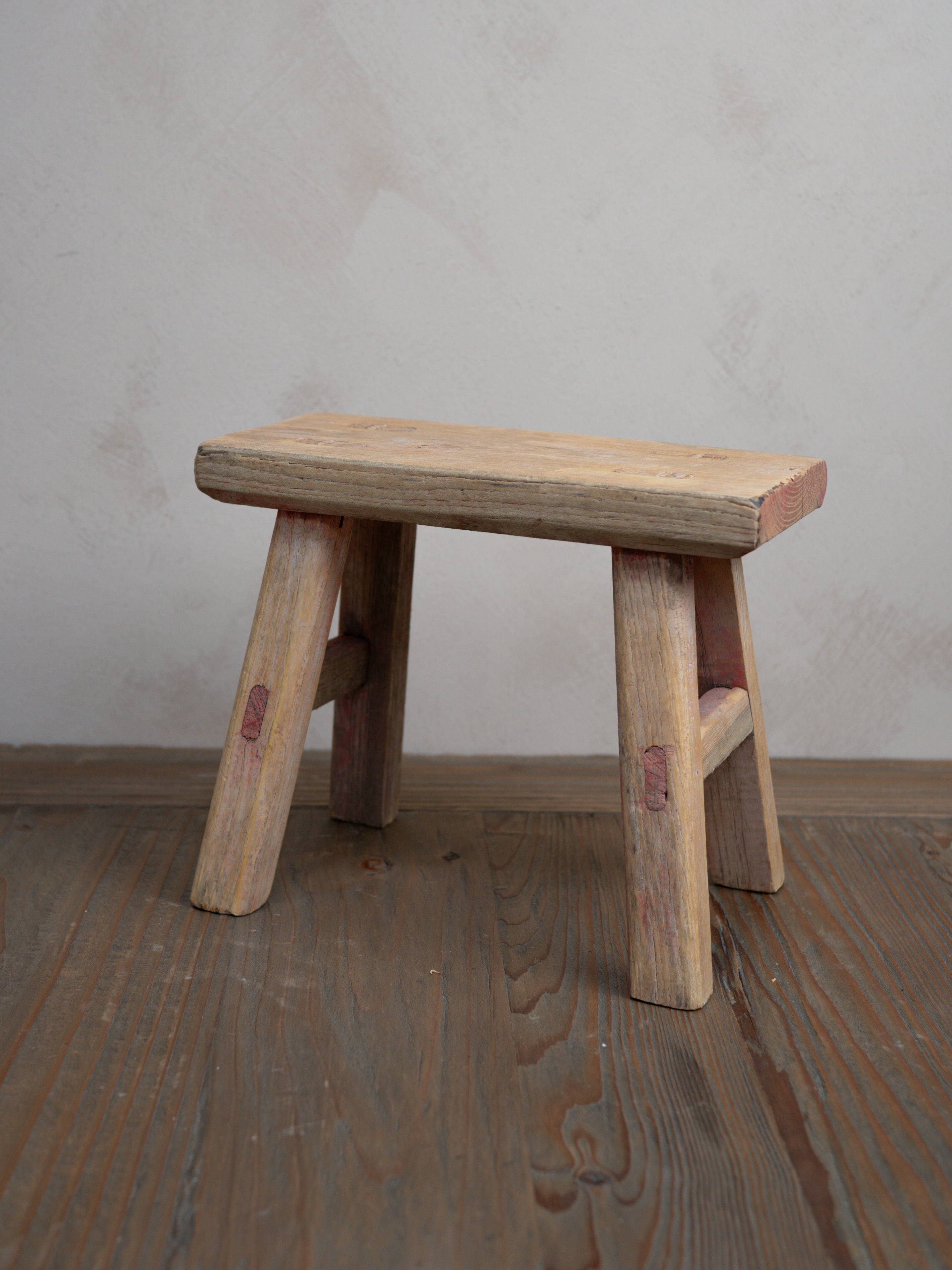 Reclaimed Wooden Mini Stool - Style Q