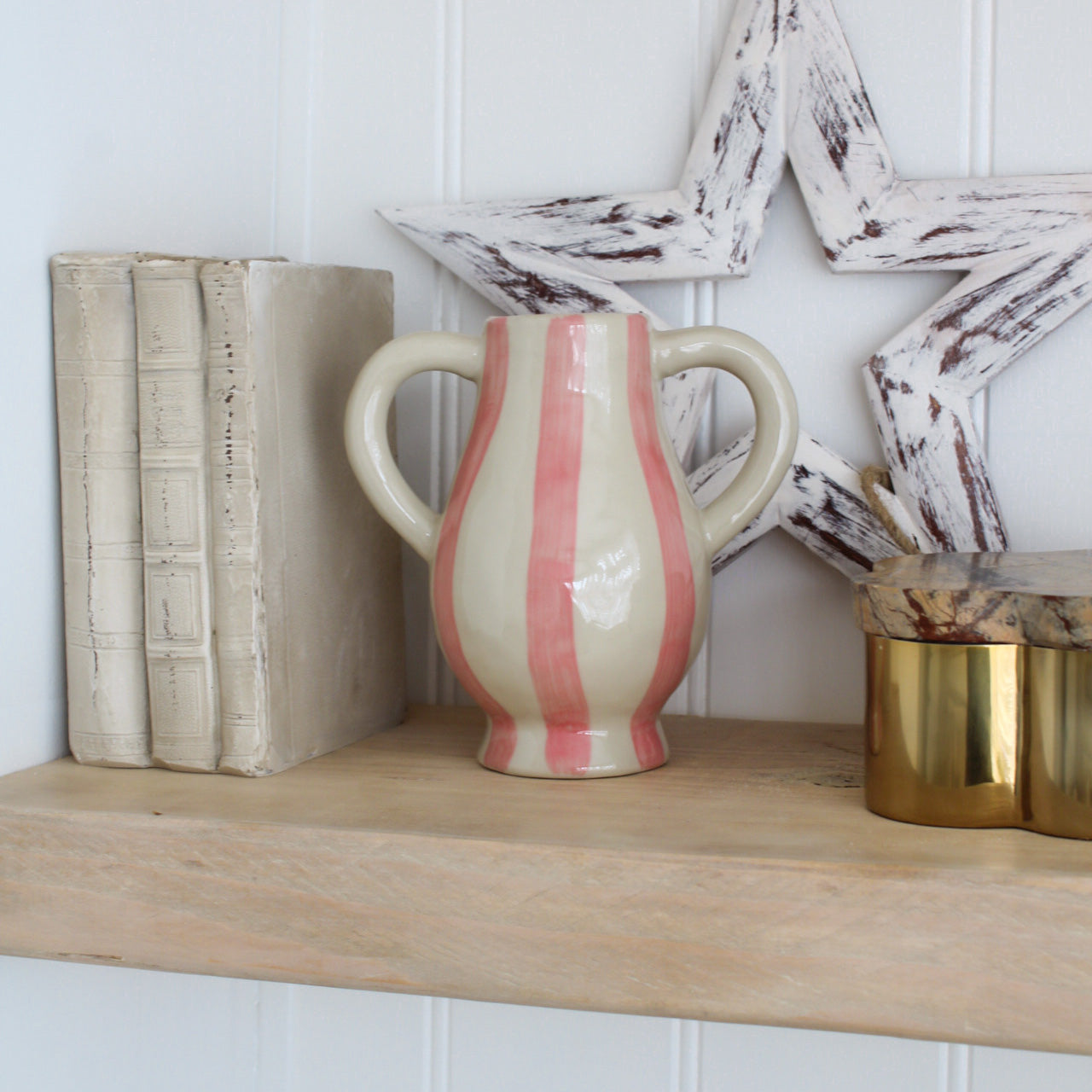 Rose Striped Vase
