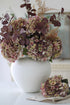 Faux Autumn Plum Hydrangea Stem